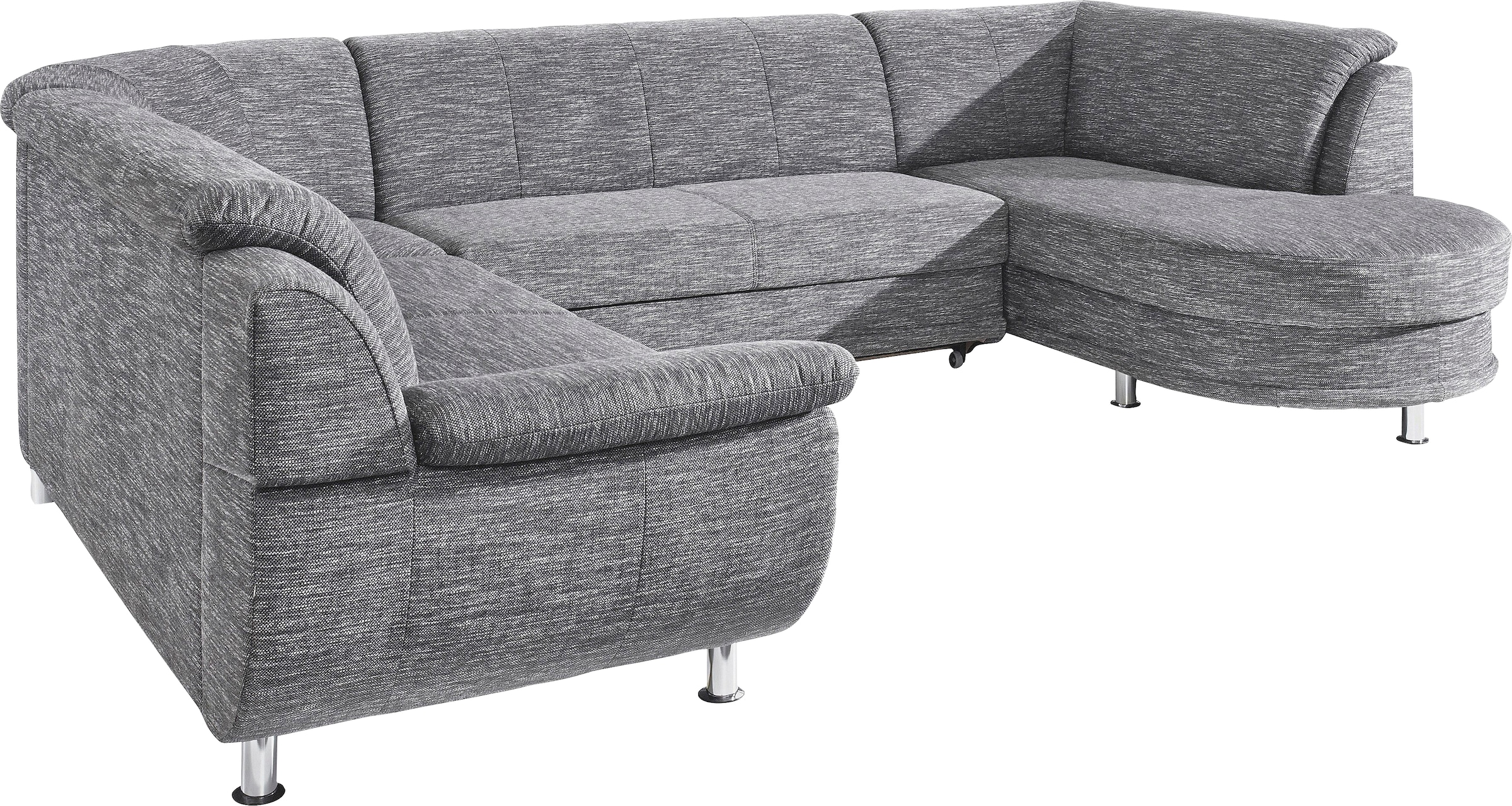 TRENDMANUFAKTUR Wohnlandschaft »Rondo, U-Form«, inkl.Federkern, wahlweise mit Bettfunktion