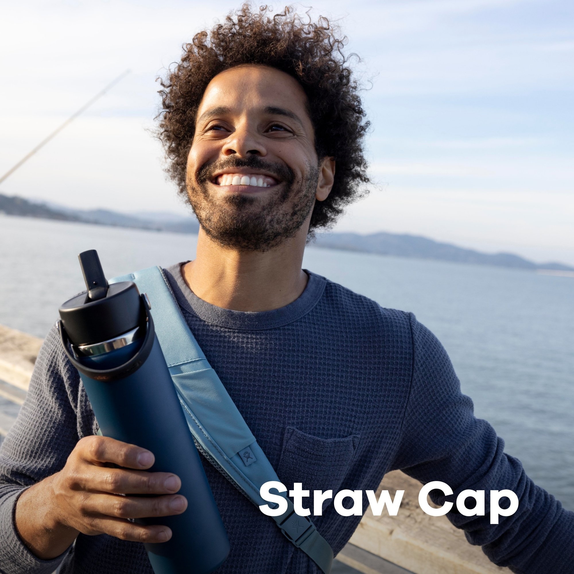 Hydro Flask Isolierflasche »32 Oz Wide Flex Straw Cap« TempShield®️ doppelwandige Vakuumisolierung