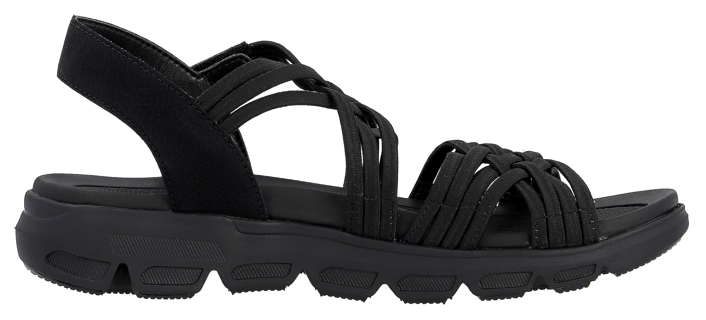 Rieker EVOLUTION Sandale, Sommerschuh, Sandalette, mit Stretchriemchen und Klettverschluss