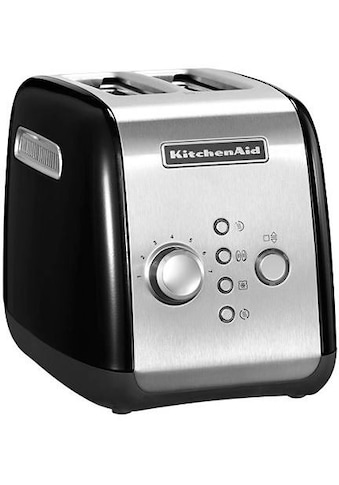 KitchenAid Toaster »5KMT221EOB ONYX BLACK«, 2 kurze Schlitze, für 2 Scheiben, 1100 W kaufen