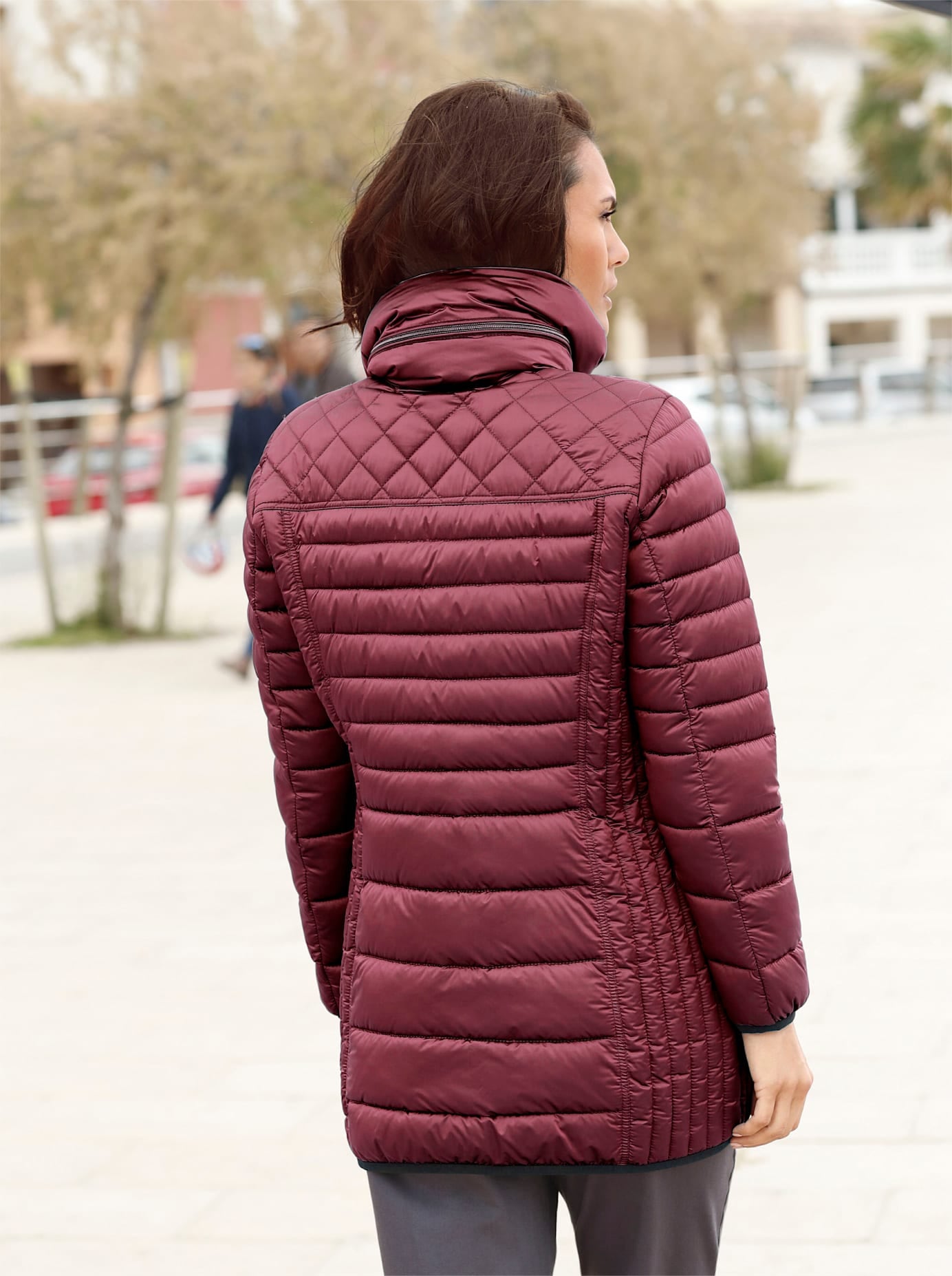 Casual Looks Steppjacke, mit Kapuze