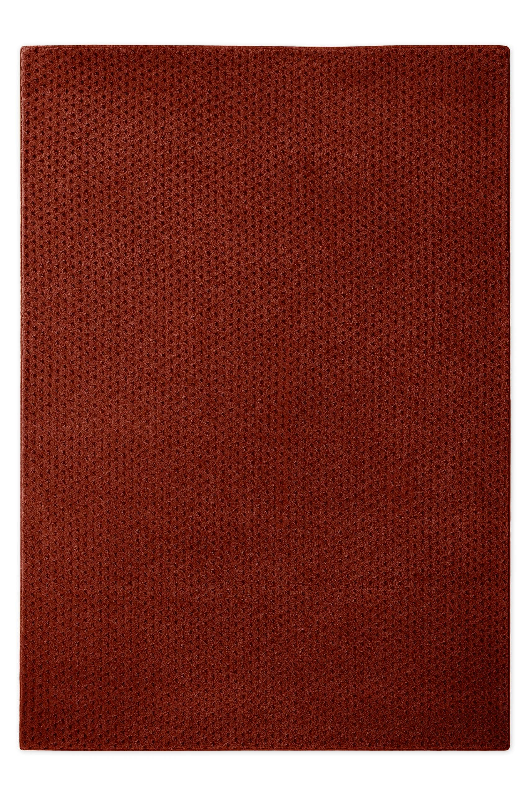 Wecon home Teppich »Castello THREE« rechteckig 7 mm Höhe Schurwolle, Kurzflor mit Hoch-Tief-Effekt, Wohnzimmer, Rautenmuster