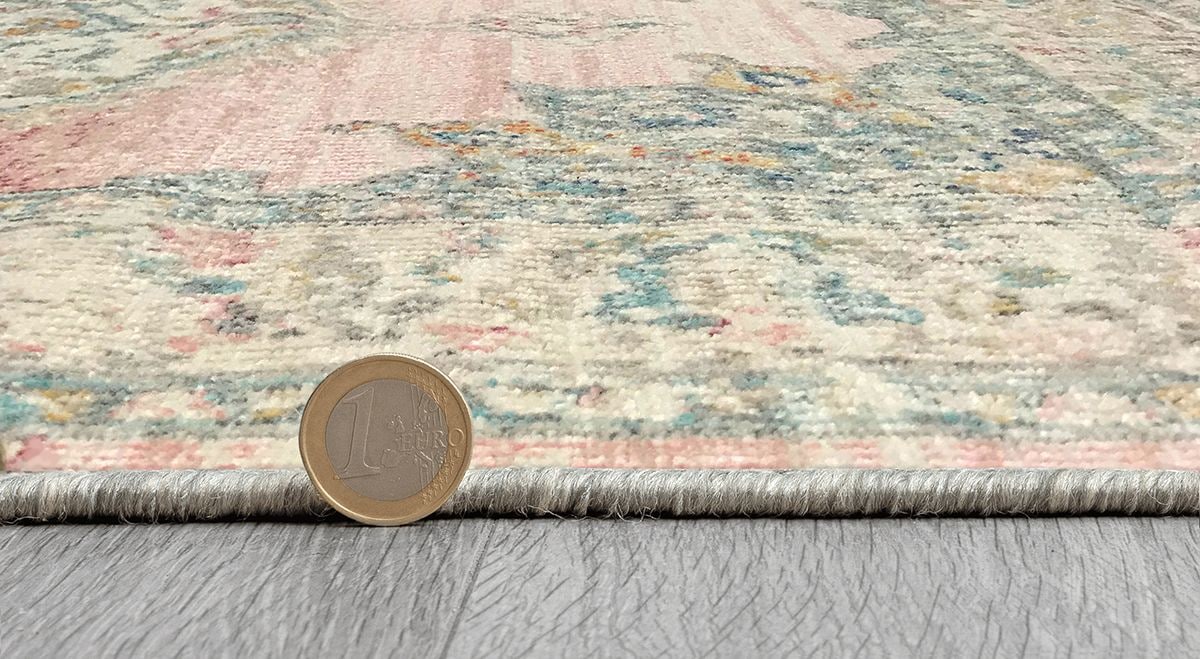 the carpet Teppich »Palma Orient«, rund, 4 mm Höhe, Outdoor moderner robuster In und Outdoor Teppich