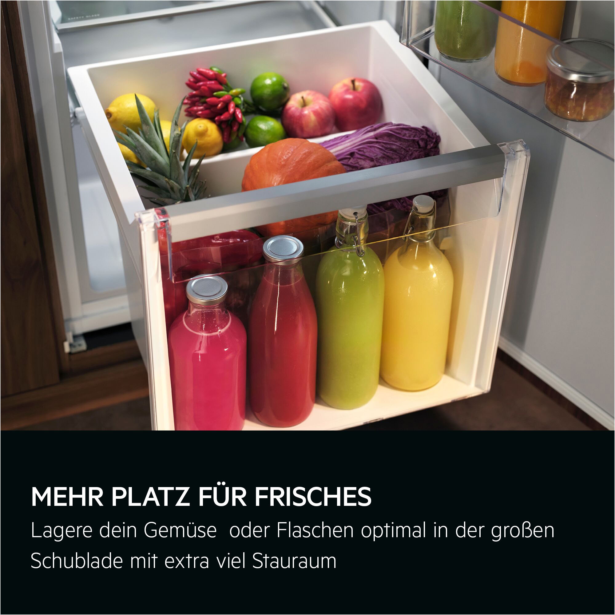 AEG Einbaukühlschrank 6000 »TK6DS181DC 923584343« 176,9 cm hoch 55,7 cm breit DynamicAir: Für gleichmäßige Kälteverteilung