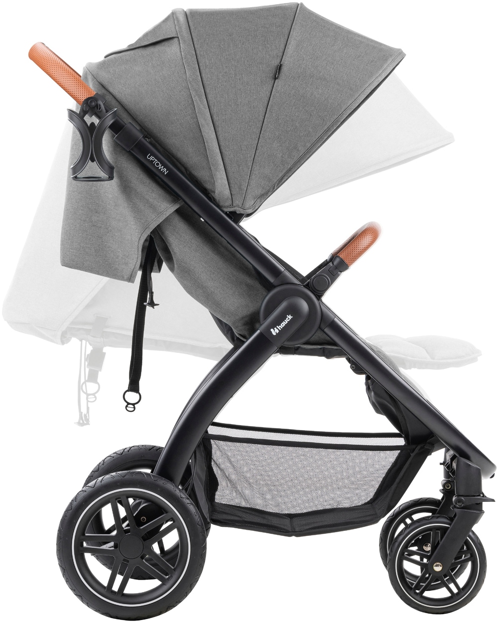 Hauck Kinder-Buggy »Uptown, Black Melange Grey«, 22 kg, bis 22 kg belastbar