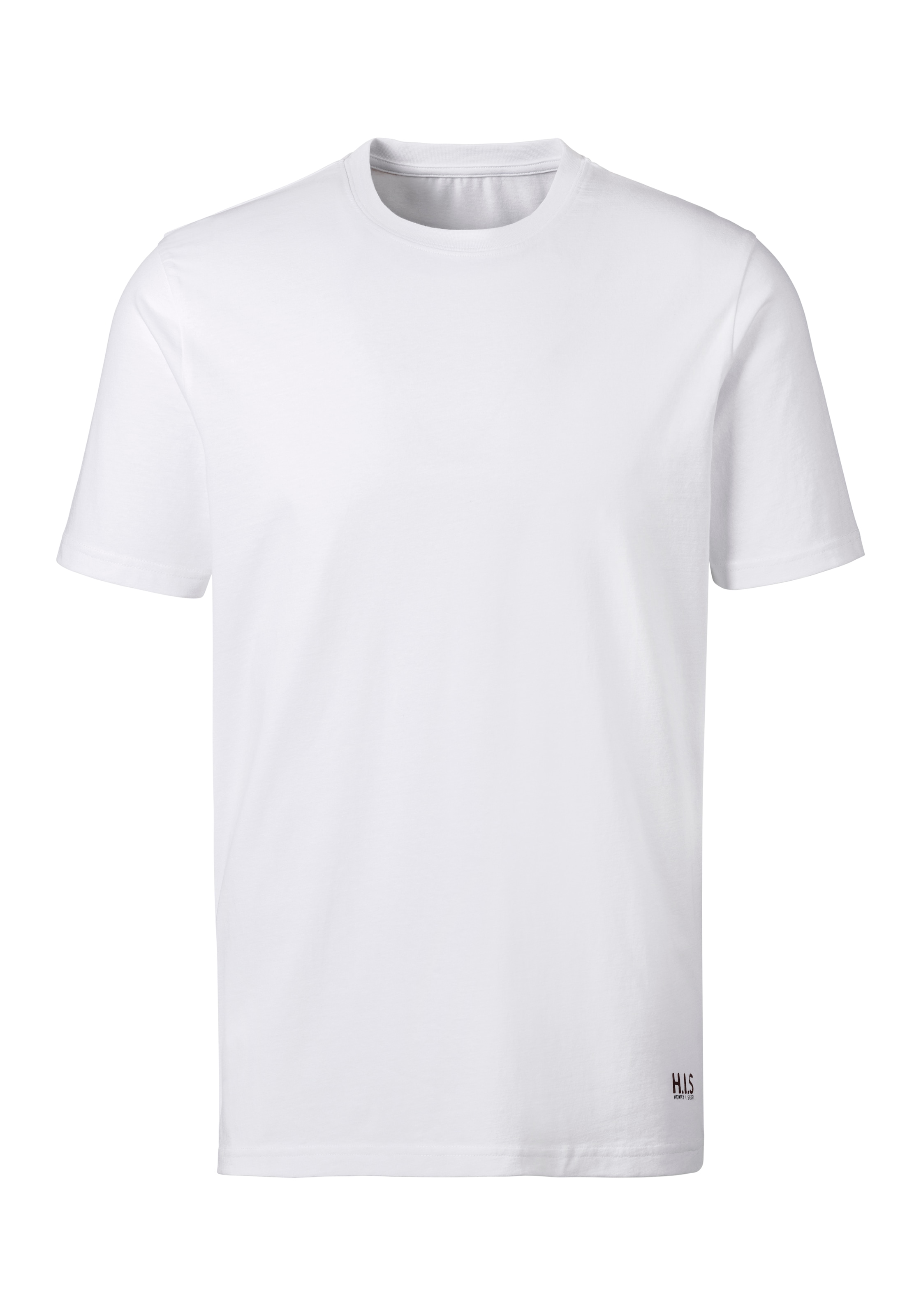 H.I.S T-Shirt »Unterziehshirt mit Rundhals«, (3er-Pack), aus Baumwoll-Mix