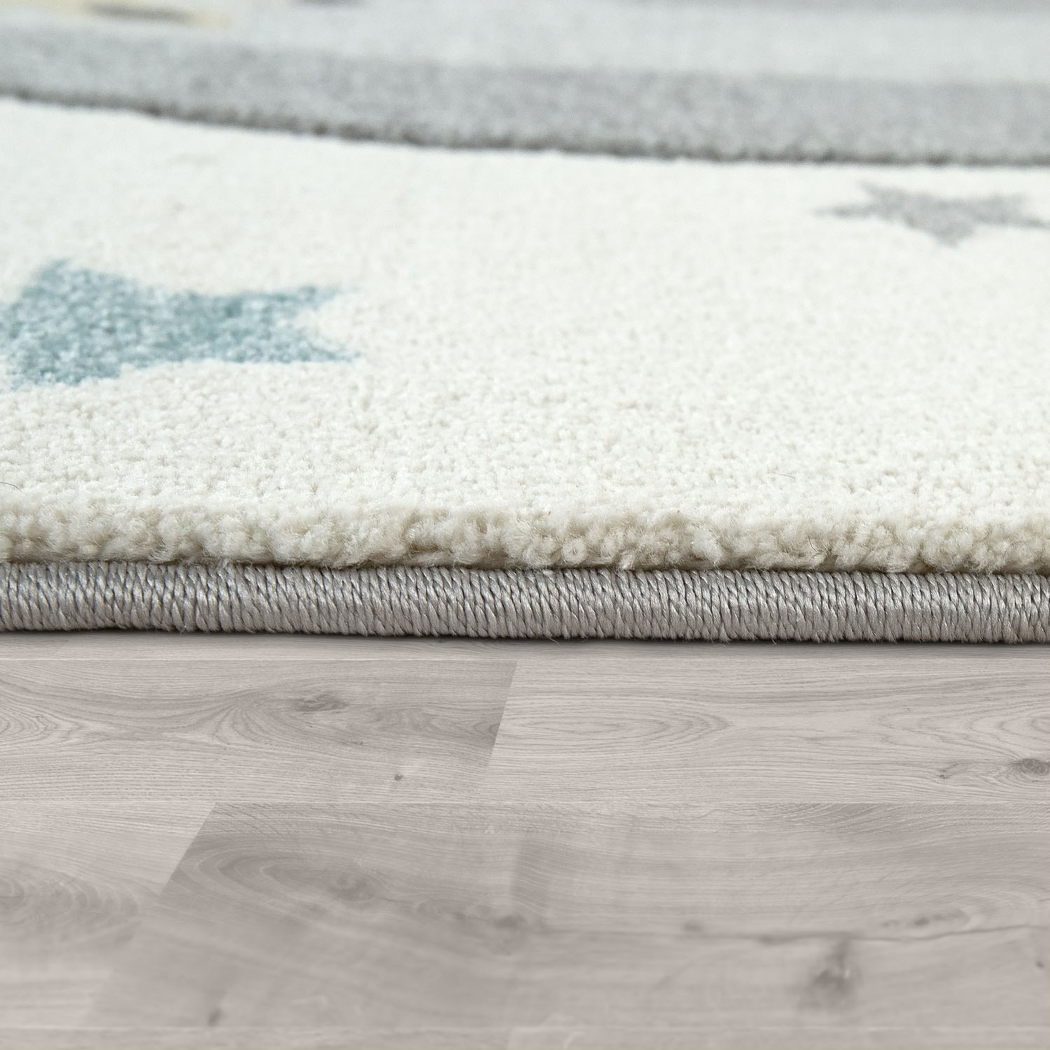 Paco Home Kinderteppich »Cosmo 343«, rund, 18 mm Höhe, 3D-Design, niedliches Tier Motiv, Pastell-Farben, Kinderzimmer
