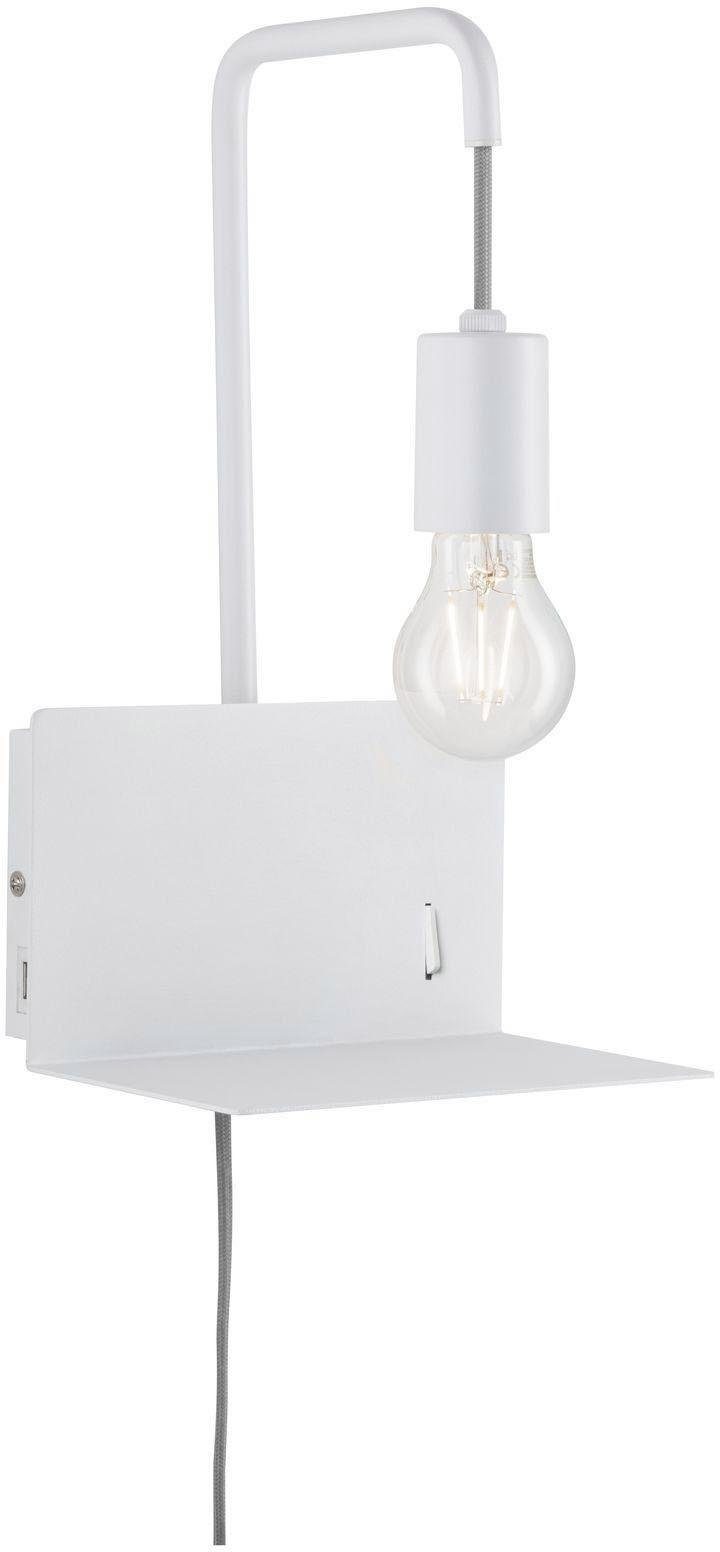 Paulmann LED Wandleuchte »Calvani«, 1 flammig, Leuchtmittel E27 | ohne Leuchtmittel, E27, mit Ablage