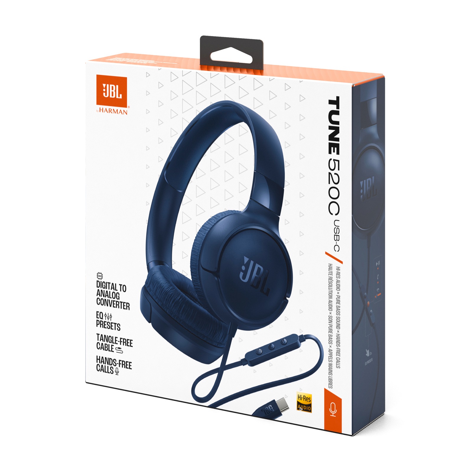 JBL Kopfhörer »Tune 520C USB-C kabelgebundener Hi-Res-On-Ear«