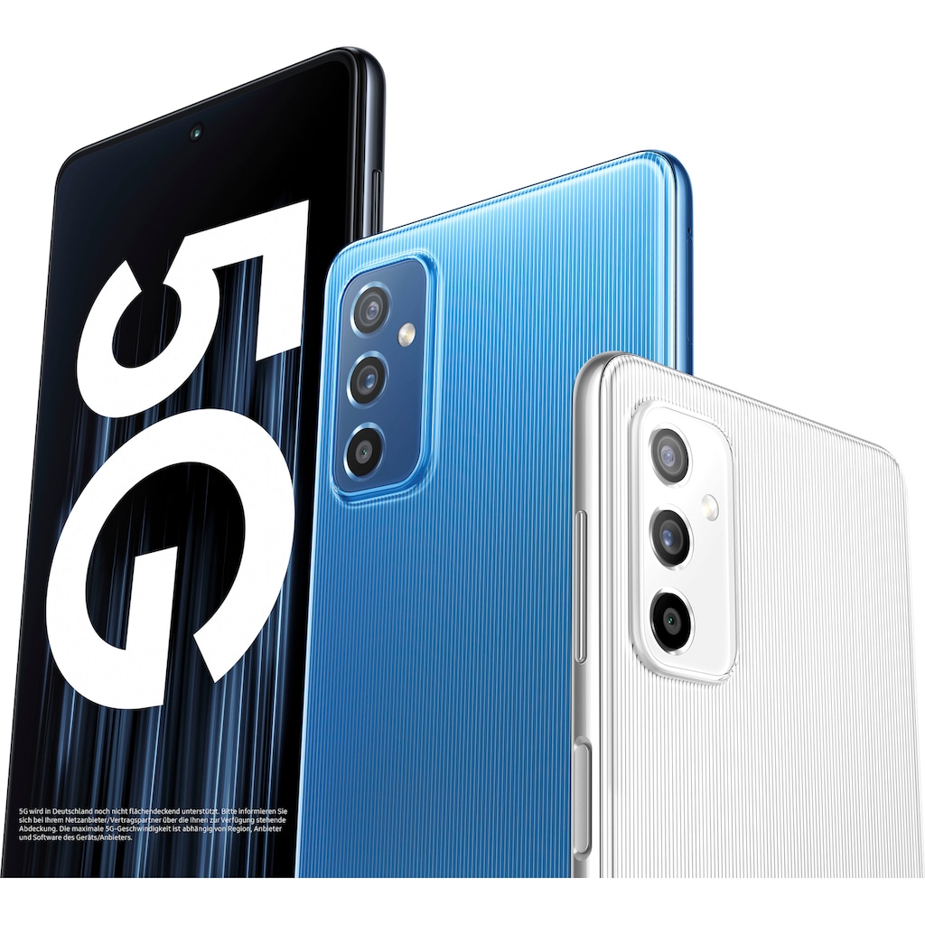 Samsung Smartphone »Galaxy M52 5G«, schwarz, 16,95 cm/6,7 Zoll, 128 GB Speicherplatz, 64 MP Kamera
