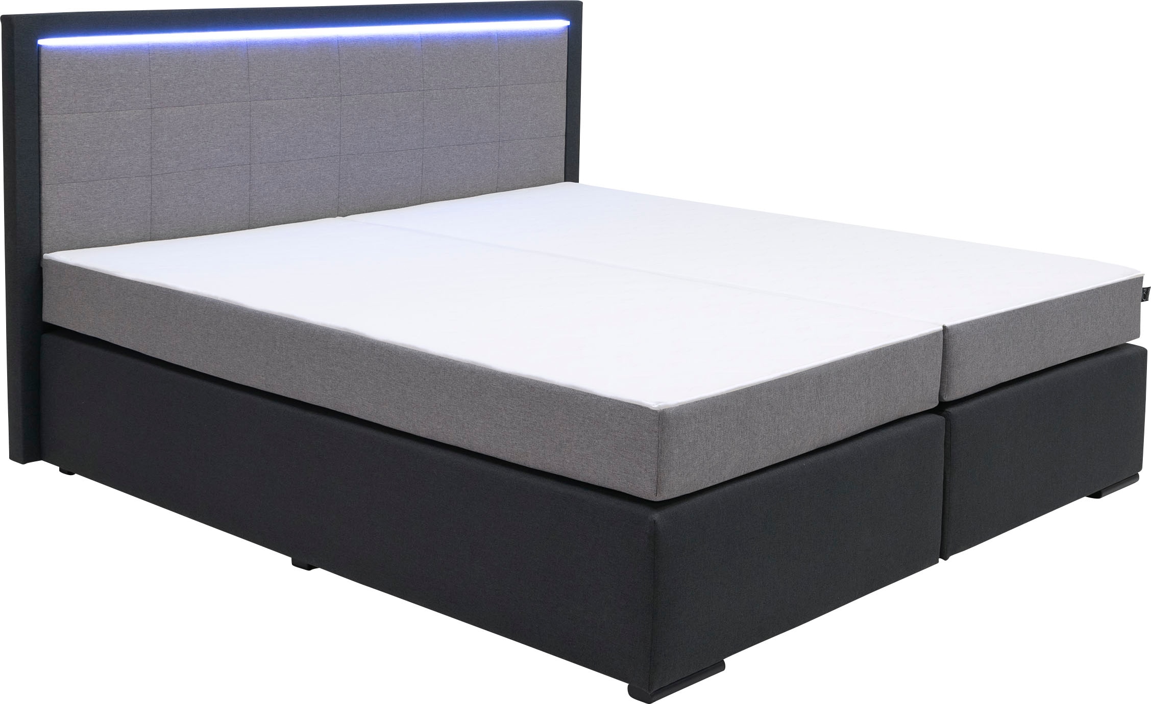 COLLECTION AB Boxspringbett 30 Jahre Jubiläums-Modell Athena, inkl. LED-Lichtleiste, versch. Härtegrade auswählbar