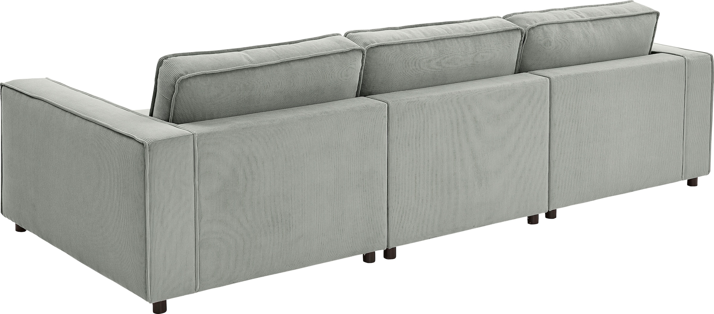 ATLANTIC home collection 3-Sitzer »Valan«, XXL-Sitzfläche, mit Cord-Bezug, frei stellbar, mit Wellenunterfederung