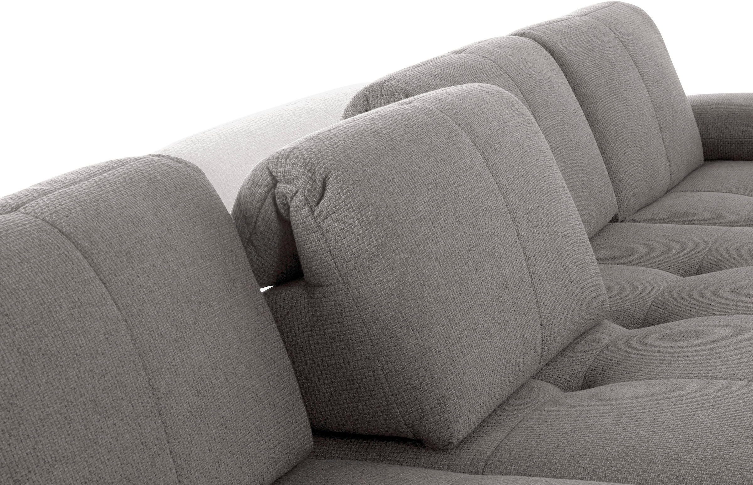 Home affaire Wohnlandschaft »Stenlille Multifunktions-Sofa, U-Form« incl. Sitztiefen-, Kopfteil- und Armteilverstellung