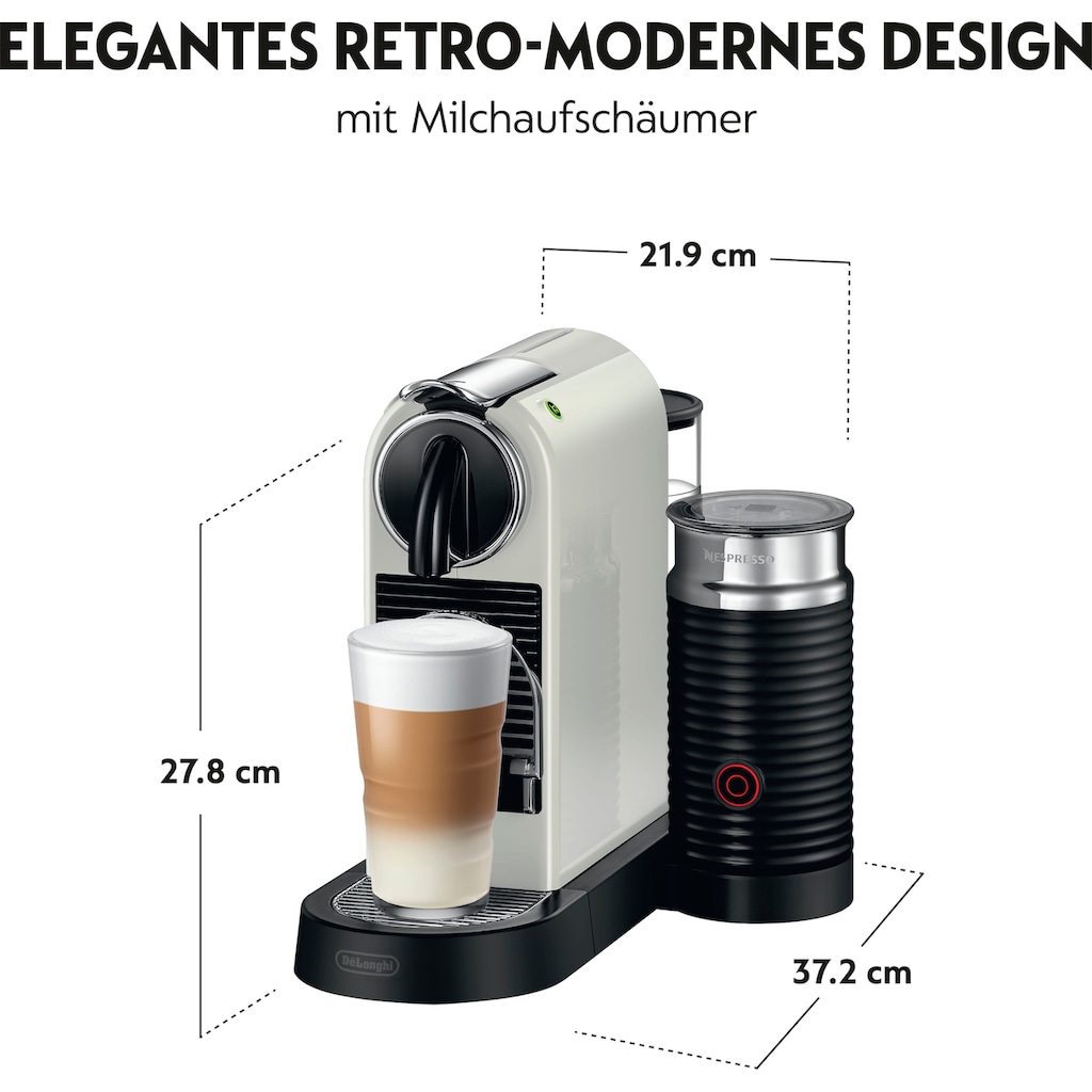 Nespresso Kapselmaschine »CITIZ EN 267.WAE von DeLonghi, White«