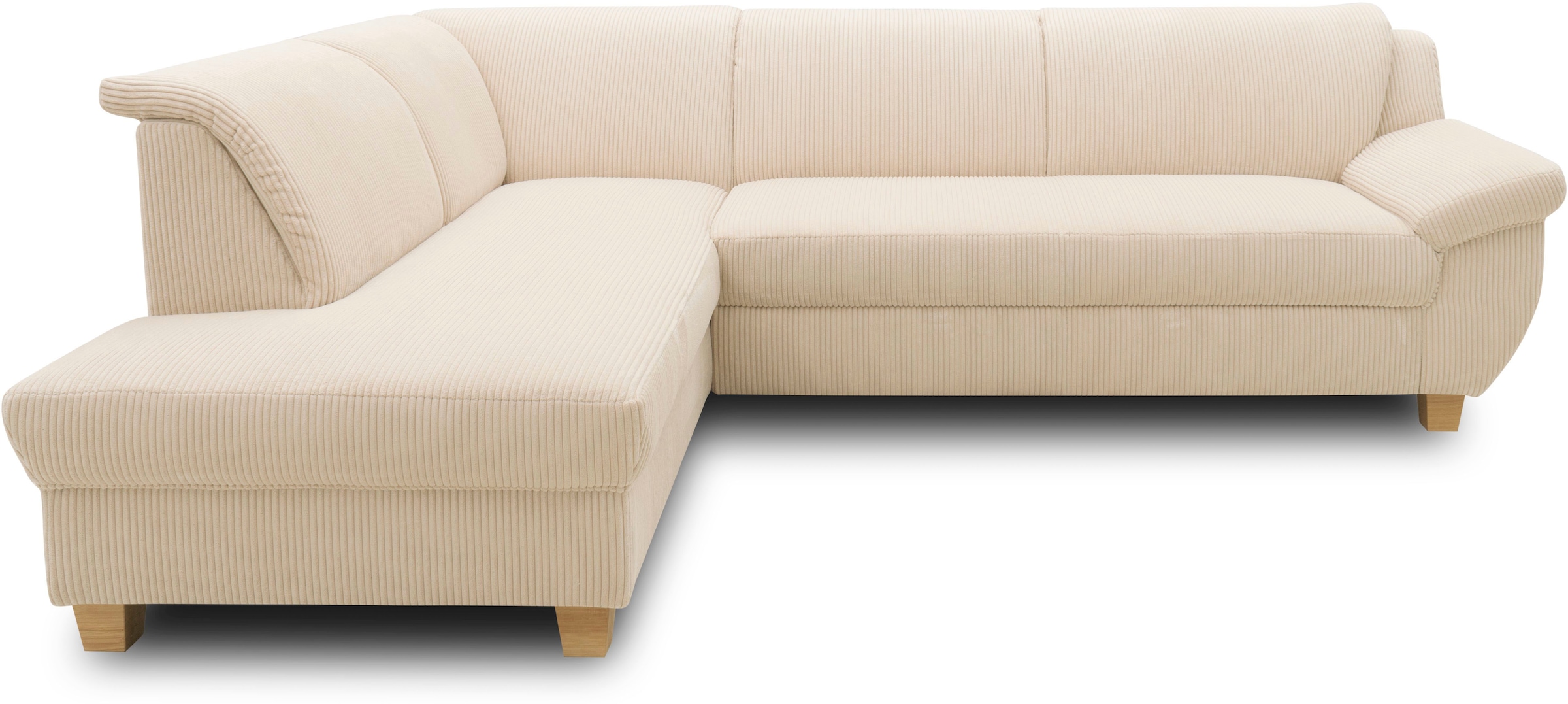 Home affaire Ecksofa »Yesterday Sitzbelastung 140 kg, L-Form«, wahlweise mit Bettfunktion, auch in Cord