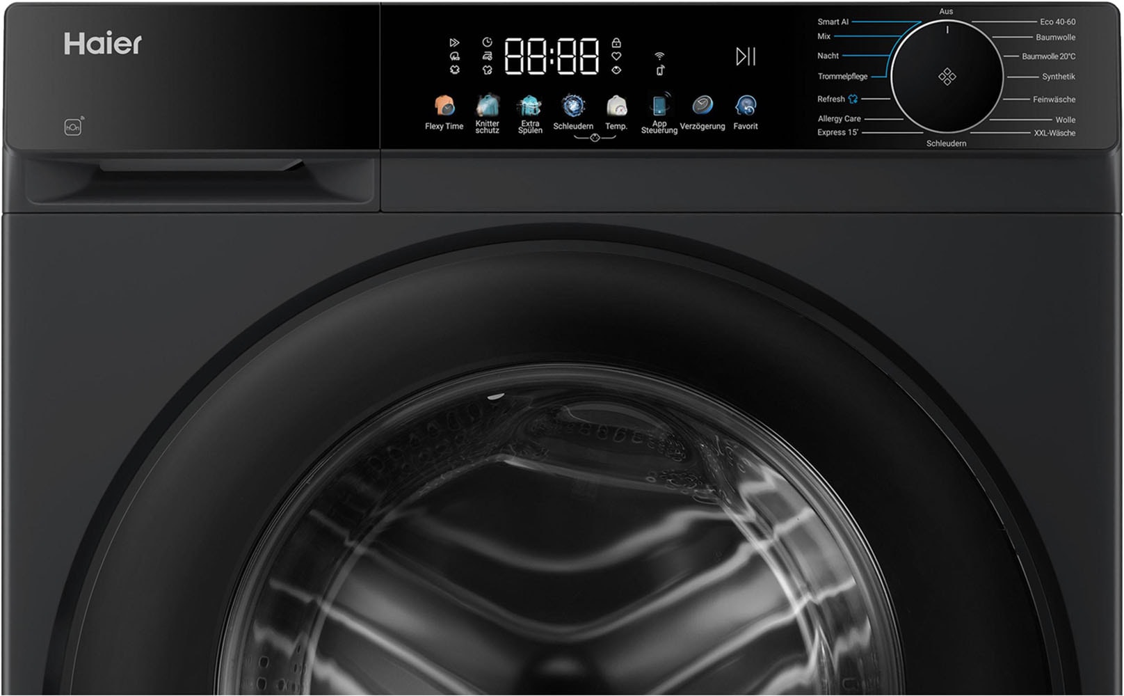 Haier Waschmaschine »HW90-BP14657BTU1« 9 kg 1400 U/min Smart AI Automatikprogramm & Wi-Fi