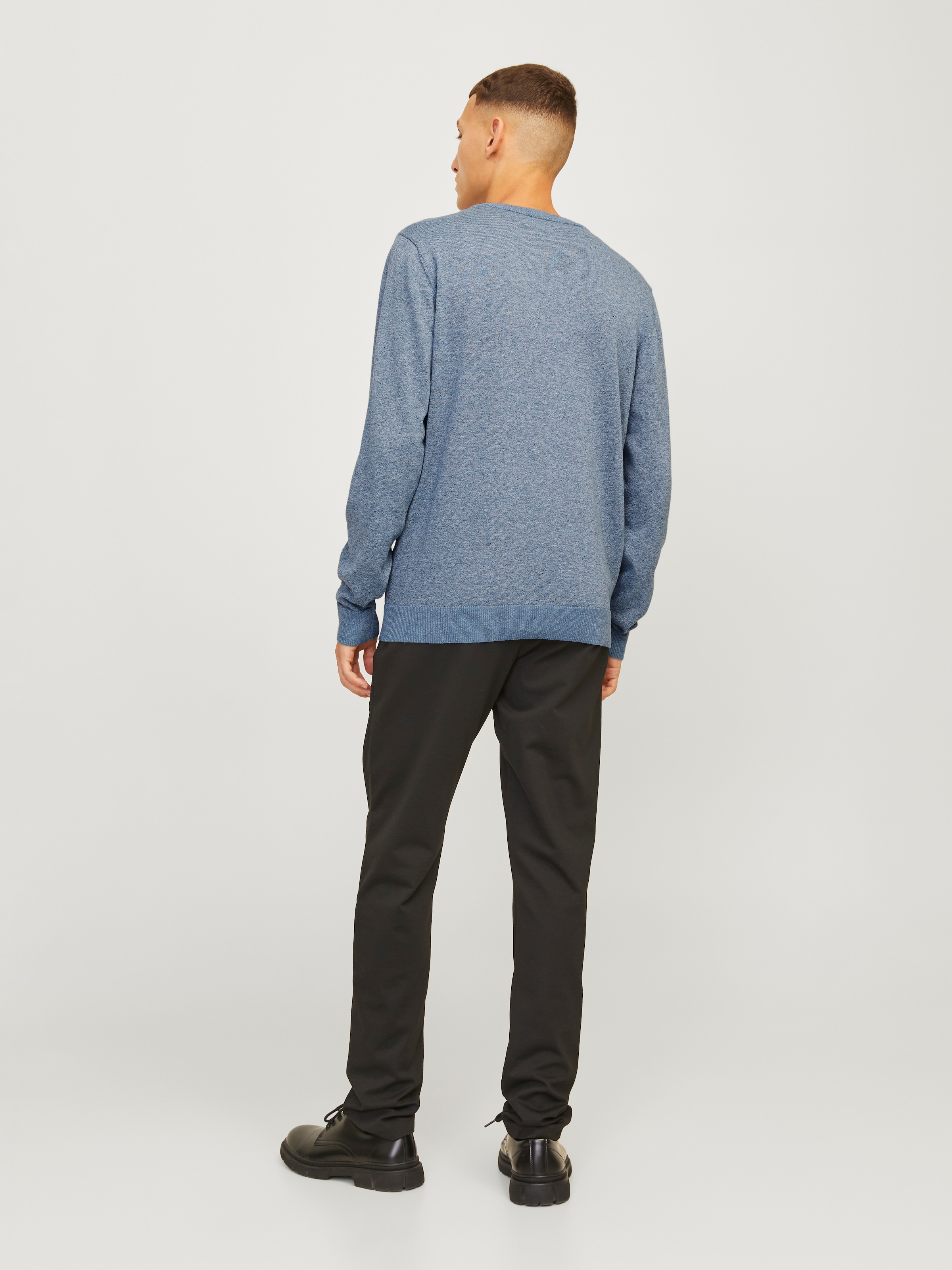 Jack & Jones Rundhalspullover »JJBRAD KNIT CREW NECK AW24«