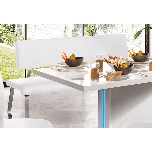 MCA furniture Polsterbank »Arco«, belastbar bis 280 Kg, Echtleder, in  verschiedenen Breiten bequem bestellen