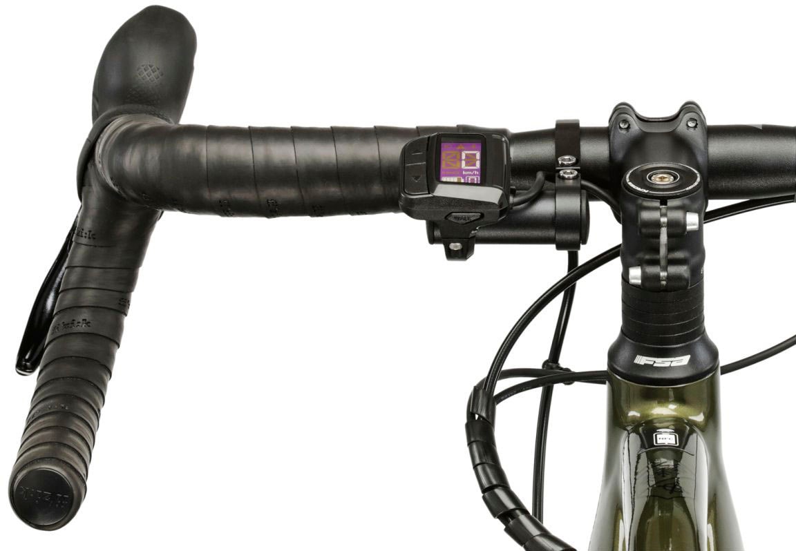 Kross E-Bike »E-Gravel Bike Esker Hybrid 2.0 28" khaki«, 11 Gang, microSHIFT, Advent X M6205, Heckmotor 250 W, Pedelec, Elektrofahrrad für Herren