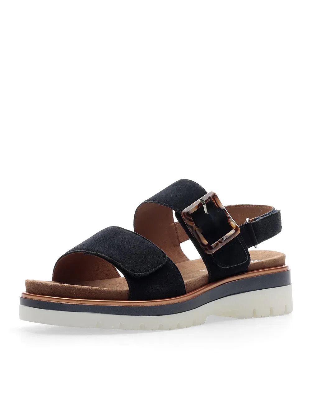 Ara Plateausandaletten »MALAGA«, Plateausandale, Klettschuh in Bequemweite G (= weit)