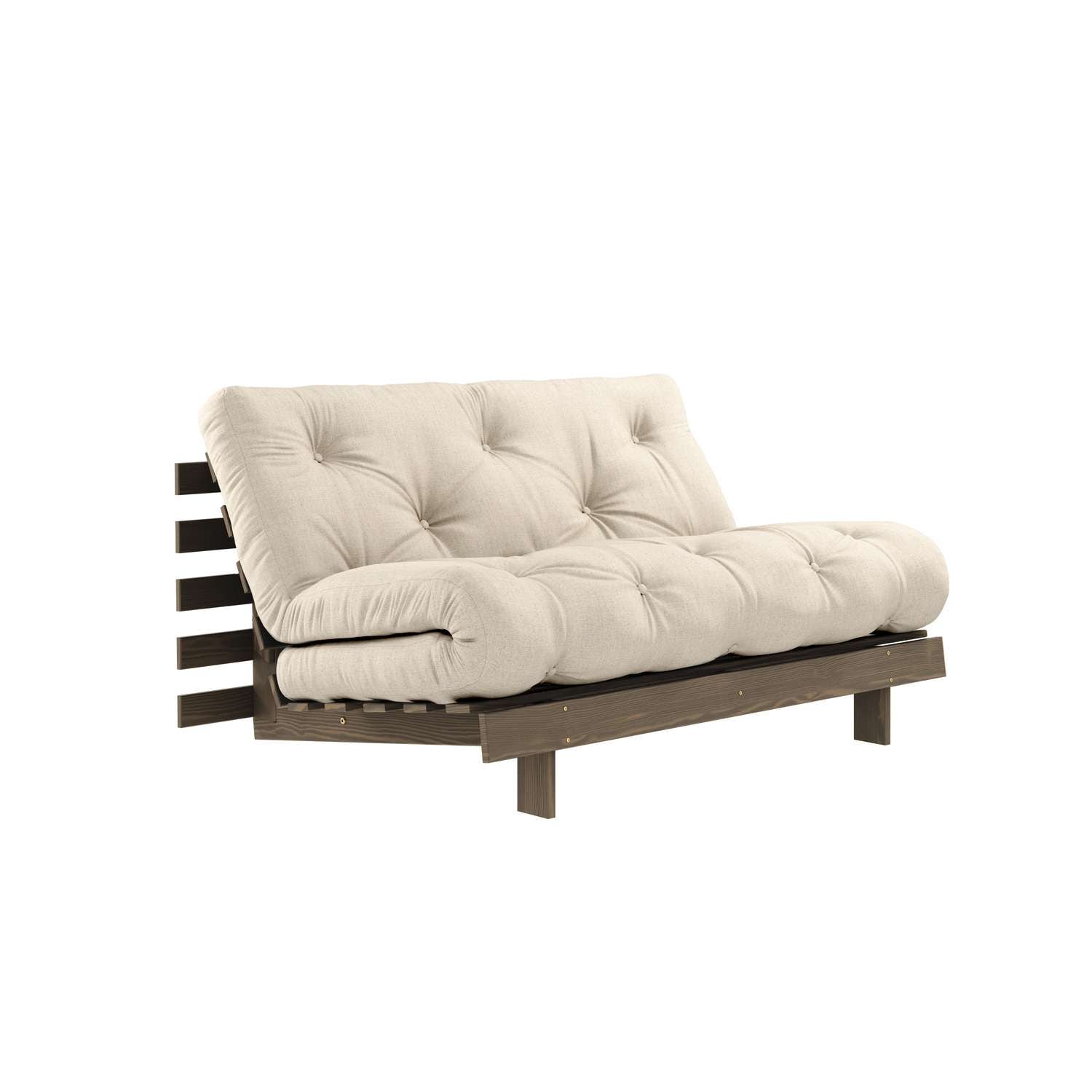 Karup Design Daybett "Roots Sofa Bed, Schlafsofa, Bettfunktion, FSC-Massivholz" Inkl. Futonmatratze, Made in Europe, langlebig, B: 140 oder 160 cm