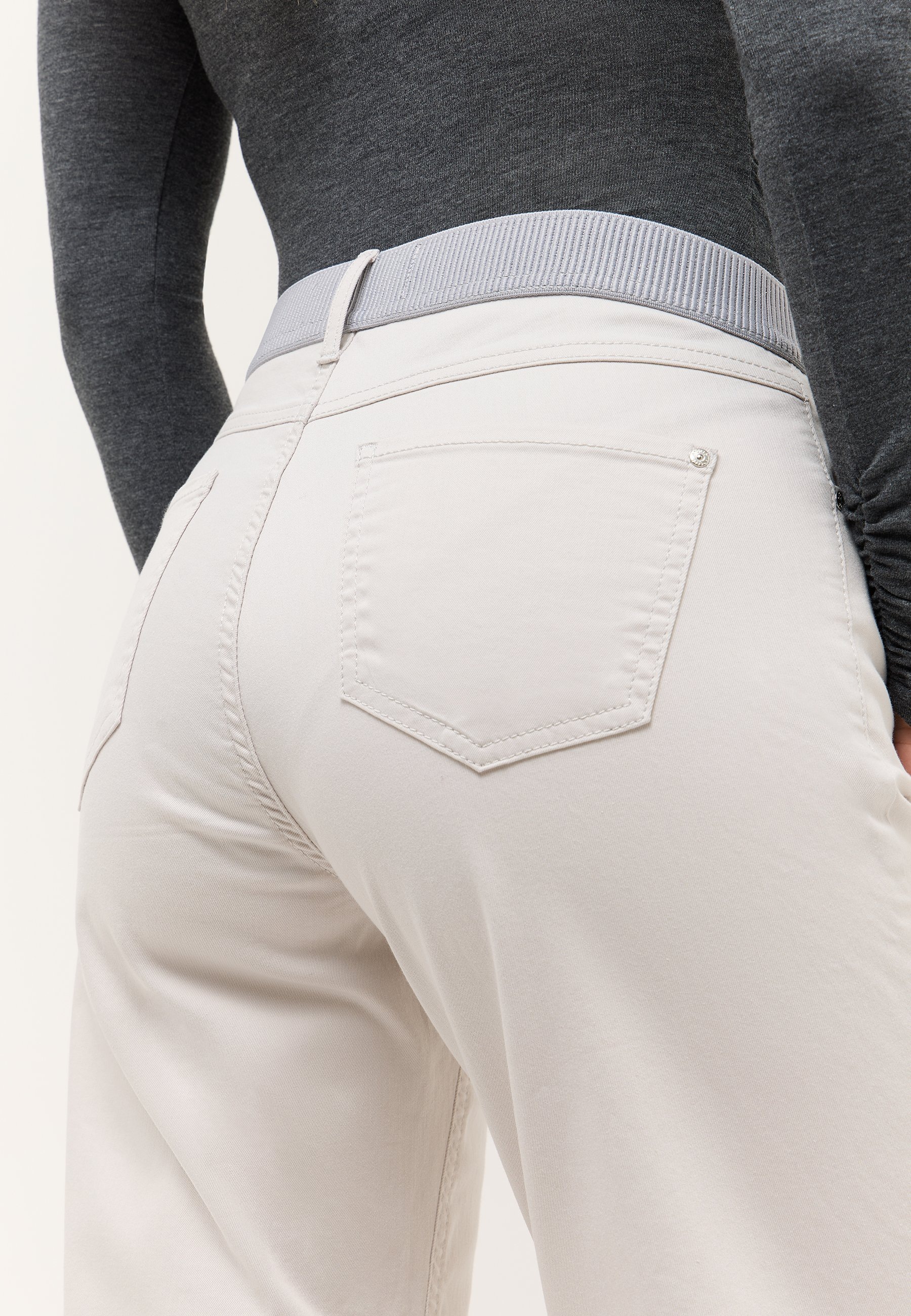 ANGELS 5-Pocket-Jeans »LINN SPORTY« mit Bügelfalte
