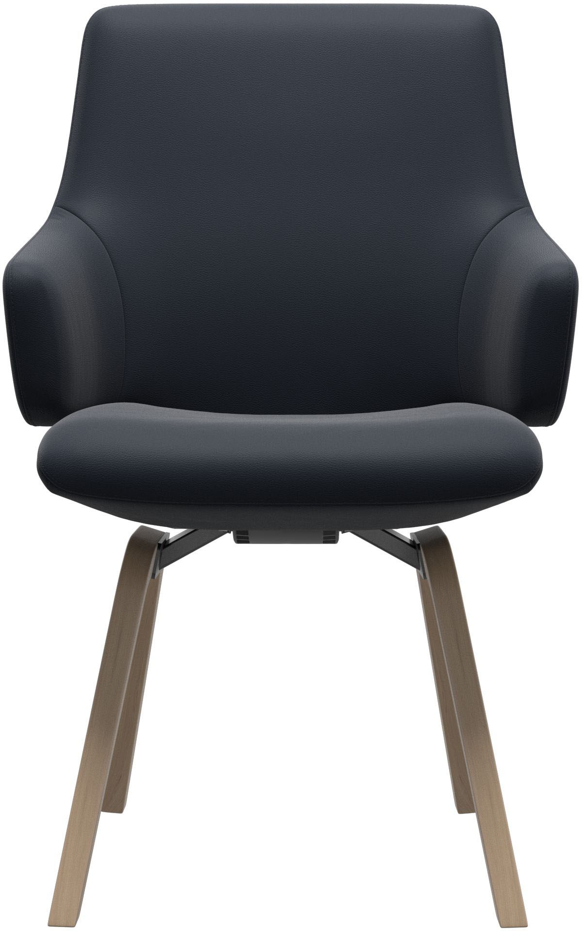 Stressless® Polsterstuhl »Laurel«, Leder PALOMA, Low Back mit Armlehne, Größe L, mit schräggestellten Beinen in Eiche