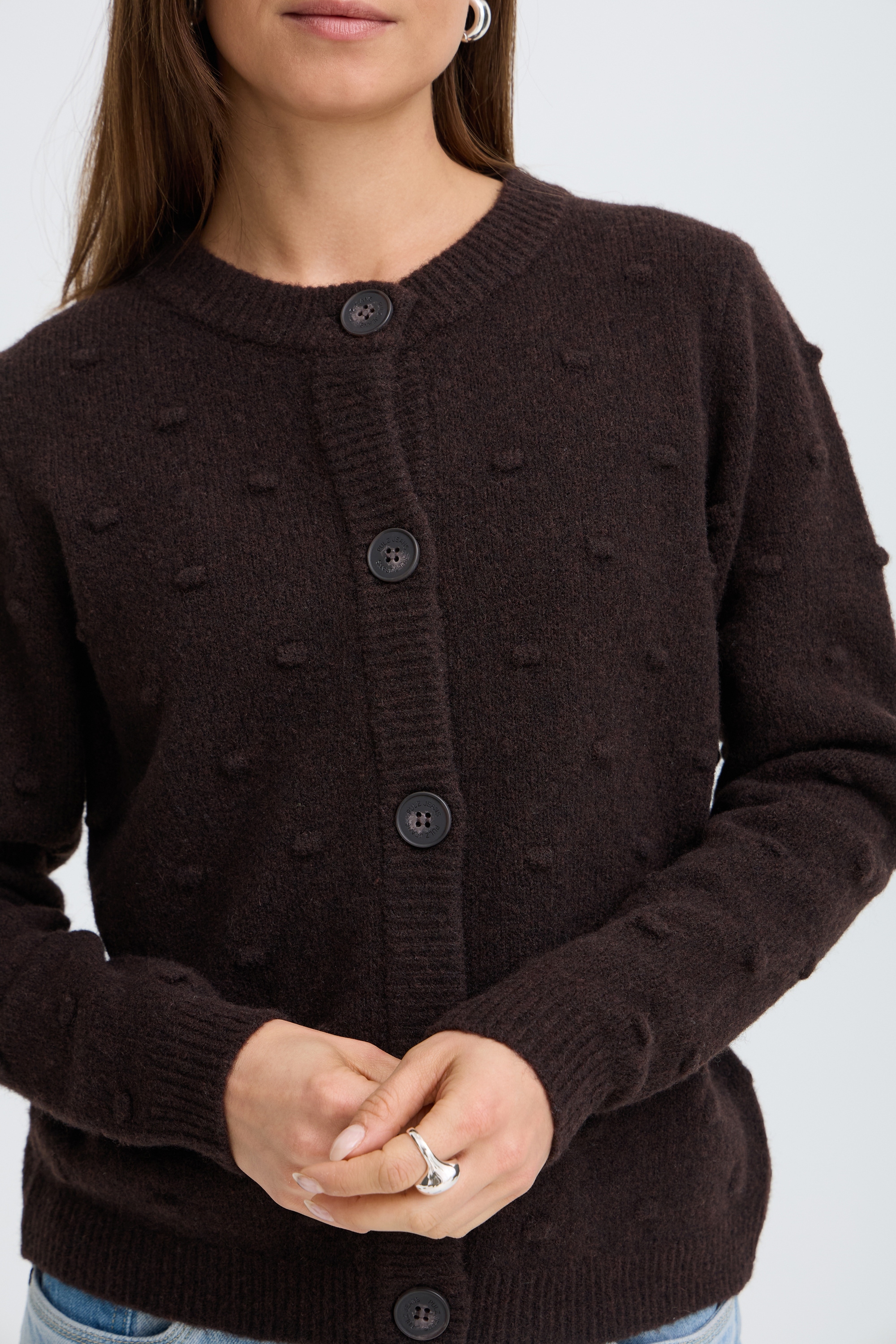 Pulz Jeans Strickpullover »Damen Langarm PZDAGMAR«