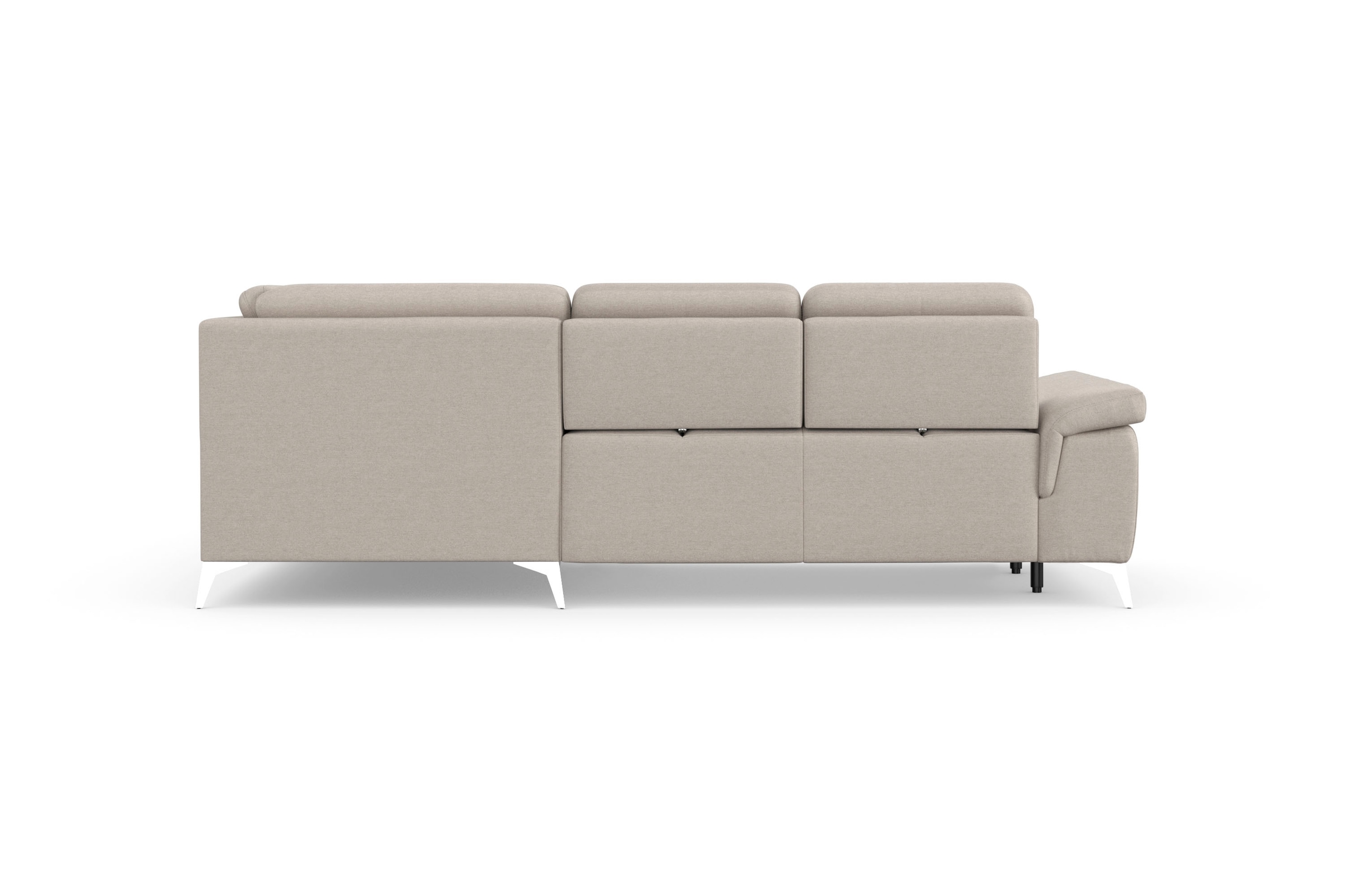 sit&more Ecksofa »Padua L-Form« inklusive Sitztiefenverstellung, Armteilfunktion und Federkern