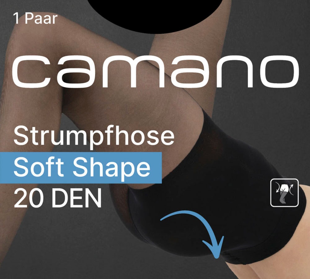 Camano Shaping-Strumpfhose »fine functional« 20 2er Pack,  mit nahtloser Verarbeitung