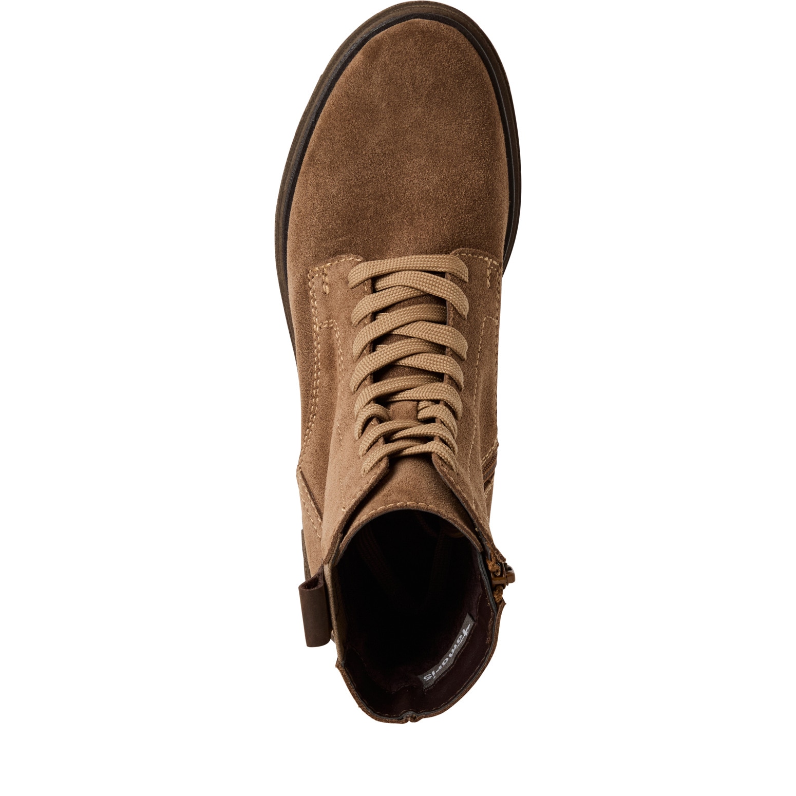 Tamaris Schnürstiefelette  , Blockabsatz, Schnürboots mit modischen Ziernähten