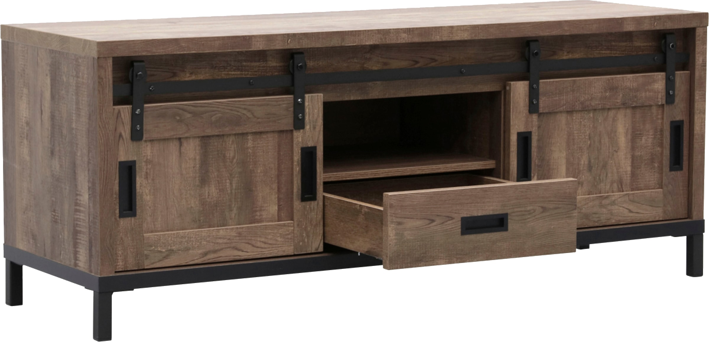 OMG Design TV-Schrank »Stanley Lowboard«, mit Schiebetür, Breite 120 cm, in zwei Breiten
