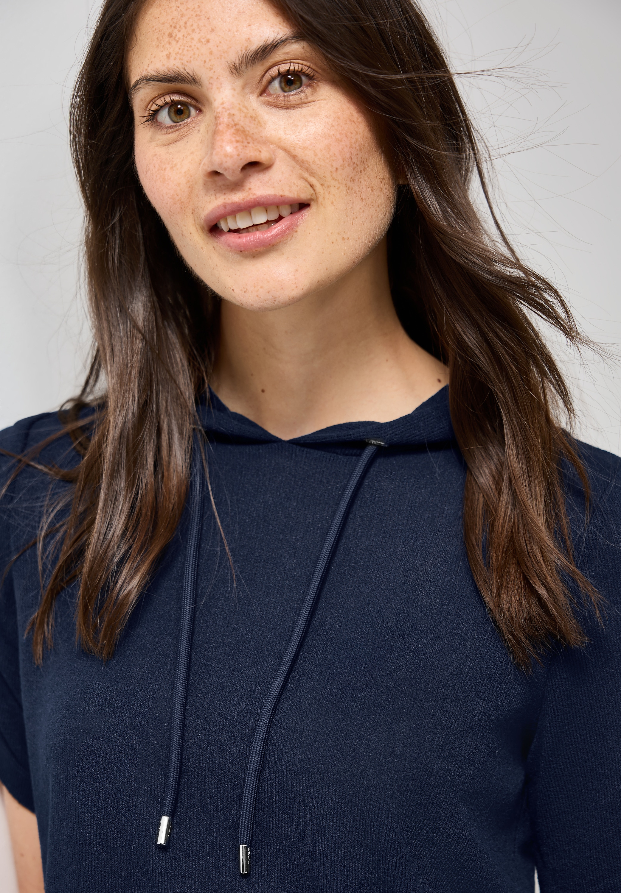 Cecil Sweatjacke, mit Kapuze