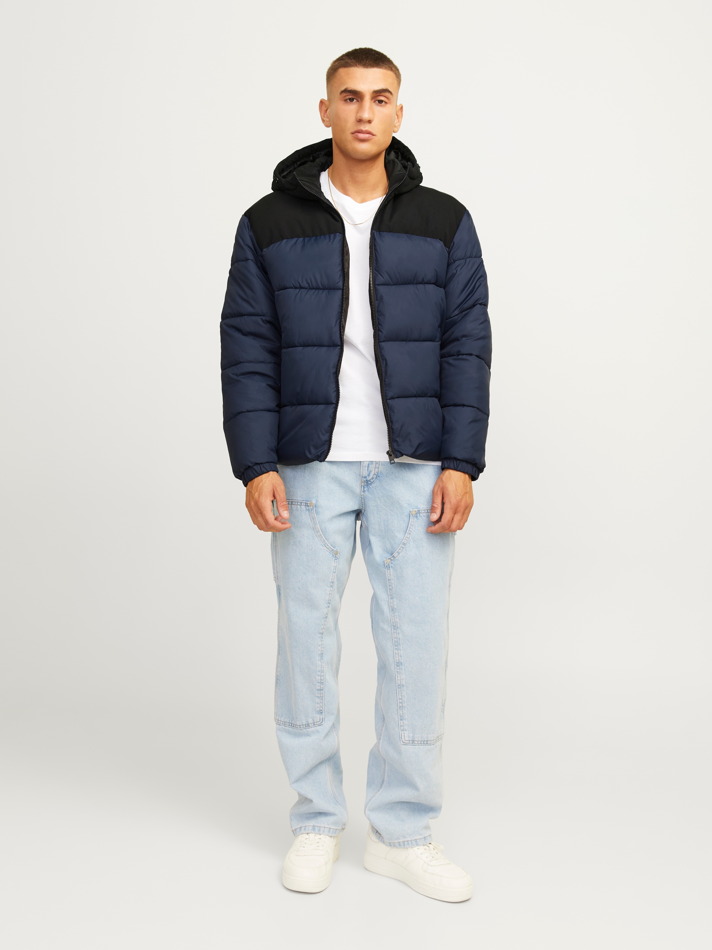 Jack & Jones Steppjacke »JJMOON HOOD PUFFER«, mit Kapuze