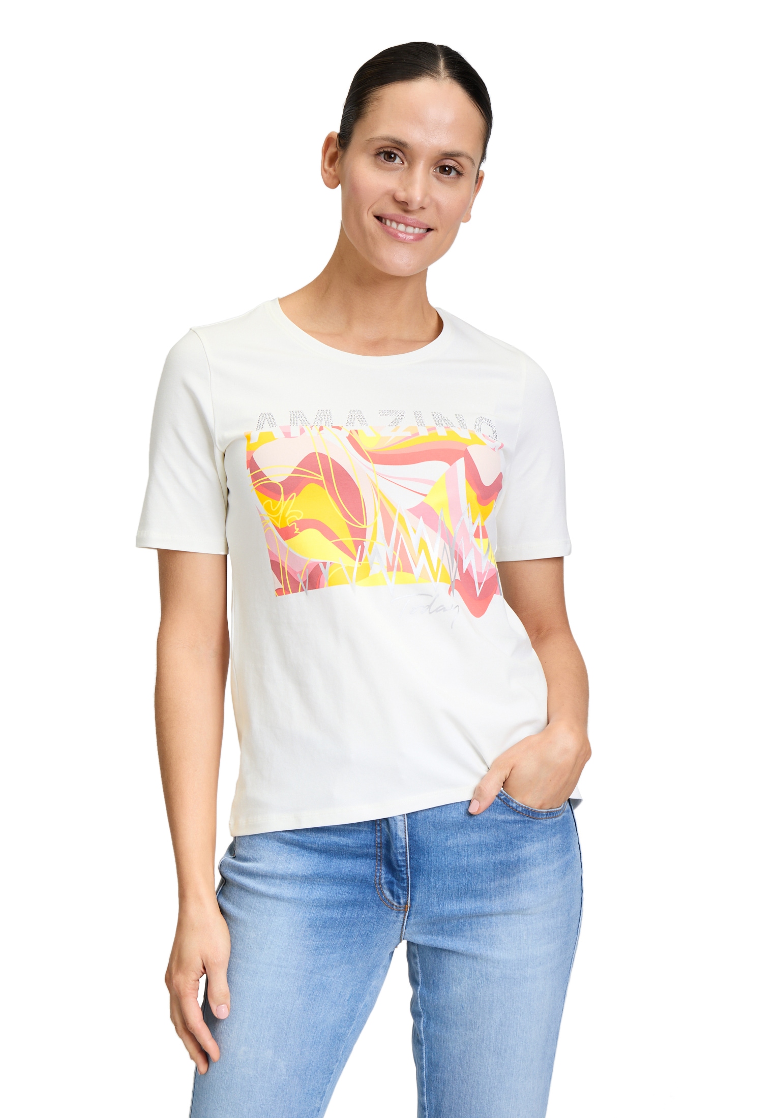 Betty Barclay T-Shirt »Basic Shirt mit Placement«