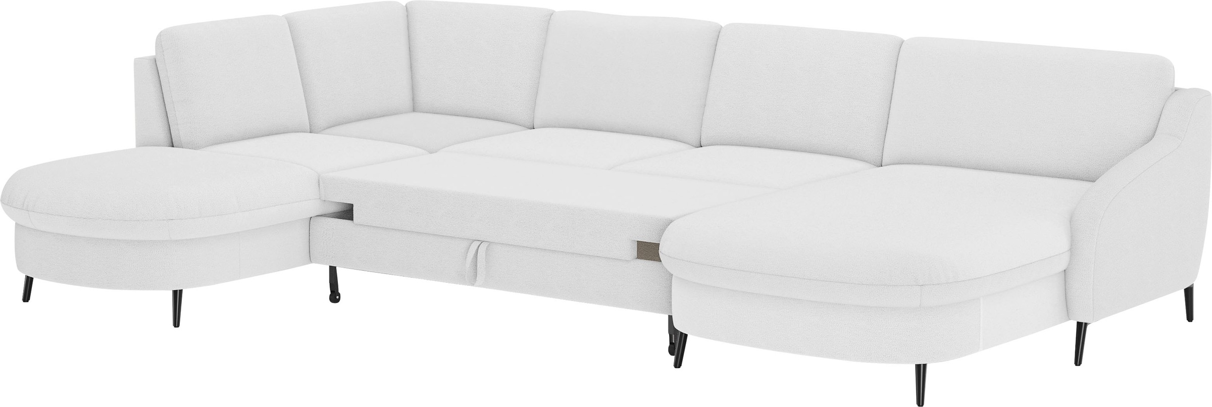 sit&more Wohnlandschaft »Soul U-Form«, wahlweise mit Bettfunktion und Bettkasten oder Schubkasten