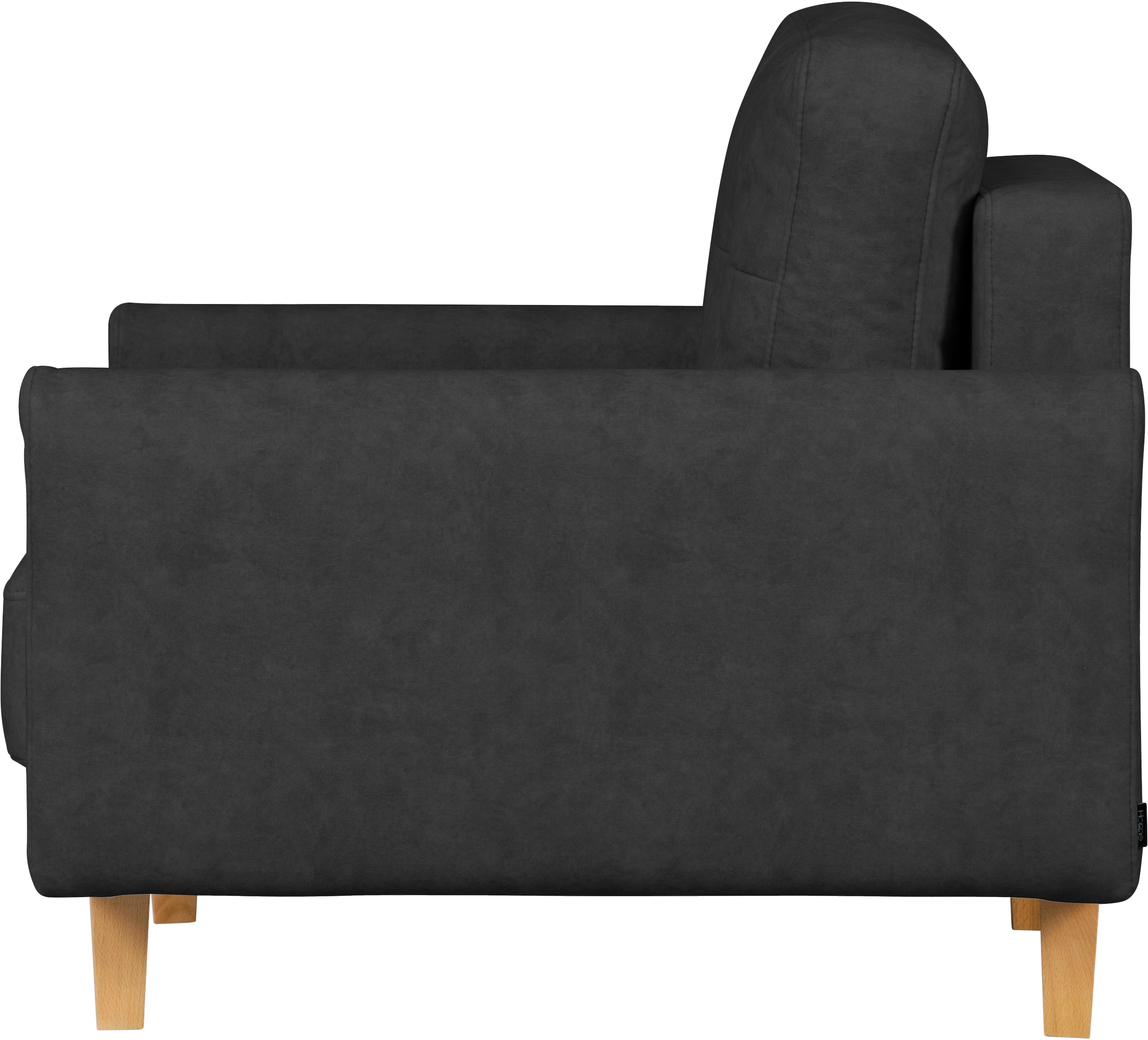 Home affaire Sessel »TRIPLO Relaxsessel mit Wellenunterfederung, Maße B/T/H: 95/100/89 cm«, Polstersessel mit Steppung im Rückenkissen, hohe Qualität