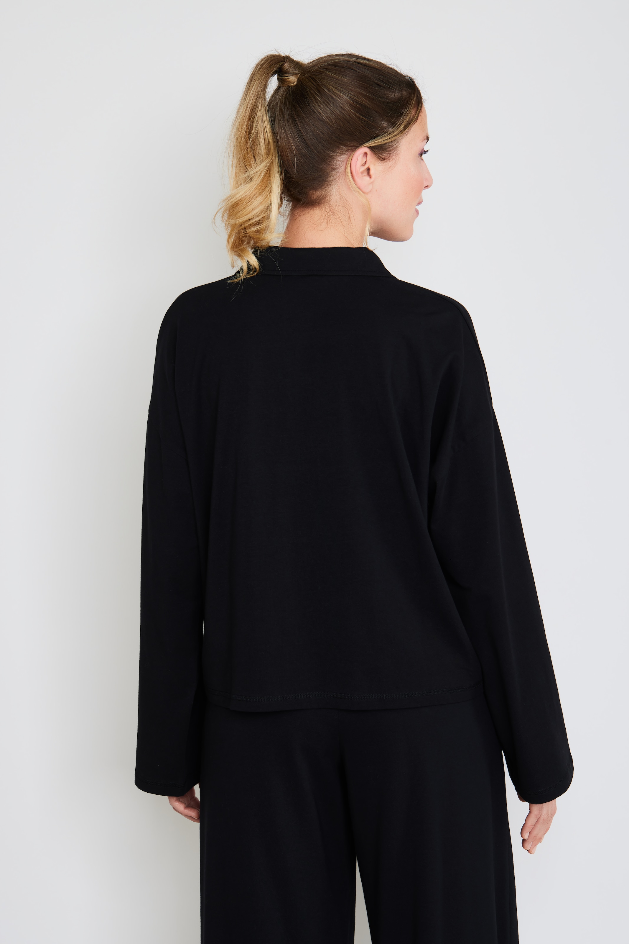 JOOP! Jeans Pyjamaoberteil »After Dark (JOOP! Jeans)« Knopfleiste, Langarm, Logo-Print, Regular Fit