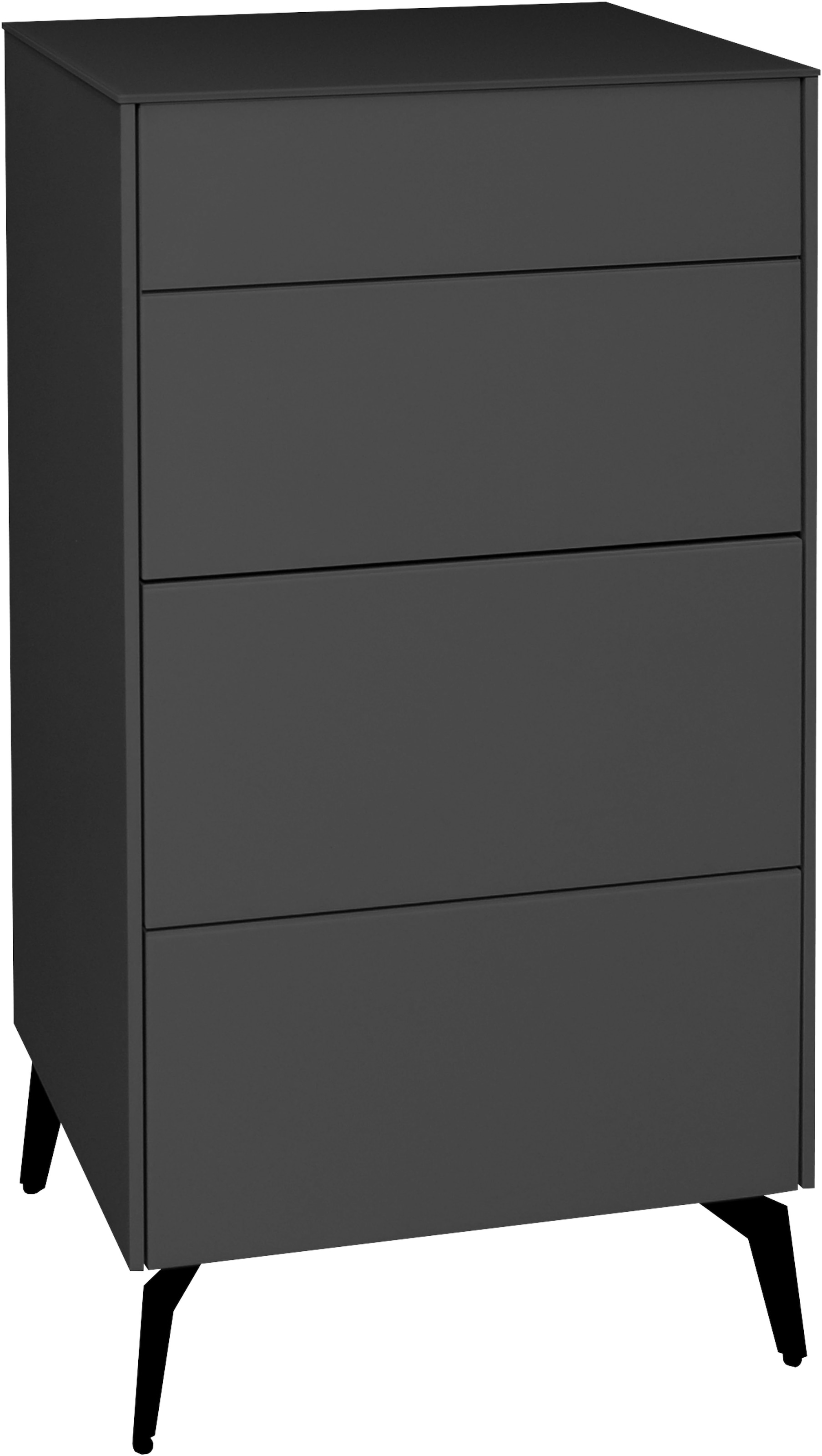 Mäusbacher Kommode "Imola" Kommode mit Glasfront und Glasoberplatte