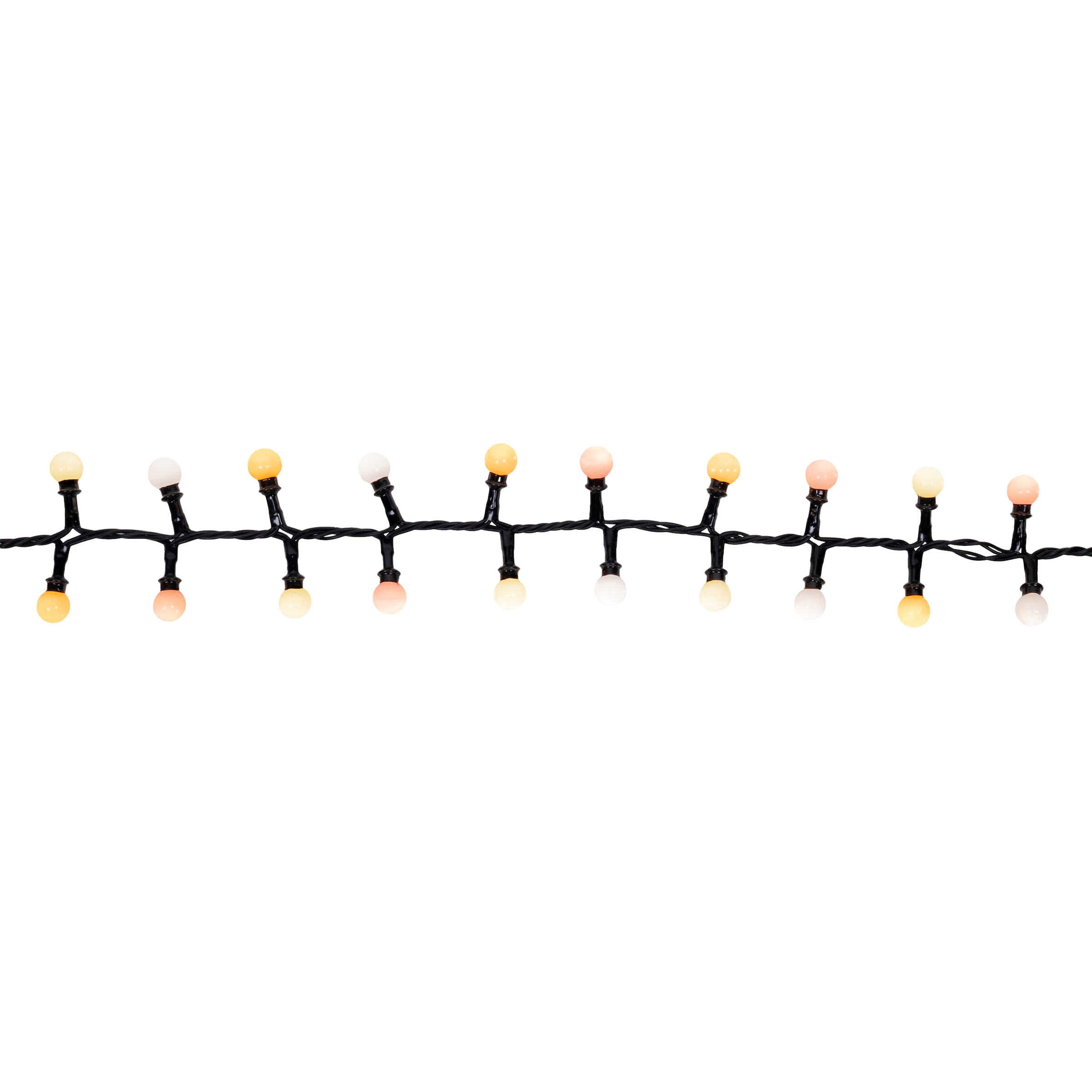 OTTO home LED-Lichterkette »Clusterlichterkette mit Kugel LEDs, 3/6/2/18/24 m Länge, bunt, 11 Modi« warmweiß & bunt, Timer, Memory Funktion, IP44, Indoor, Outdoor, Garten