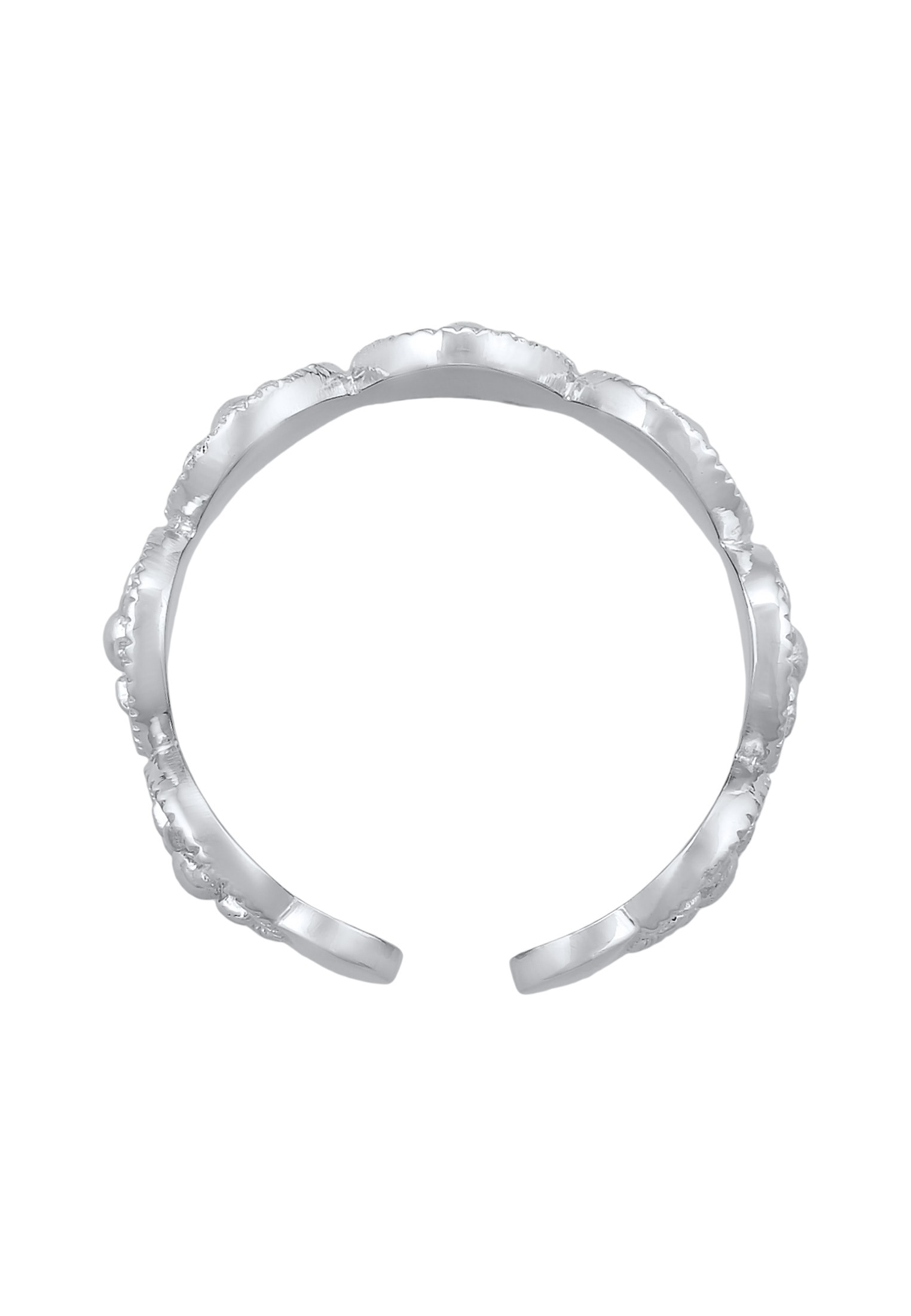 Elli Silberring »Ring Bandring Sonne Münze Offen Verstellbar 925 Silber«