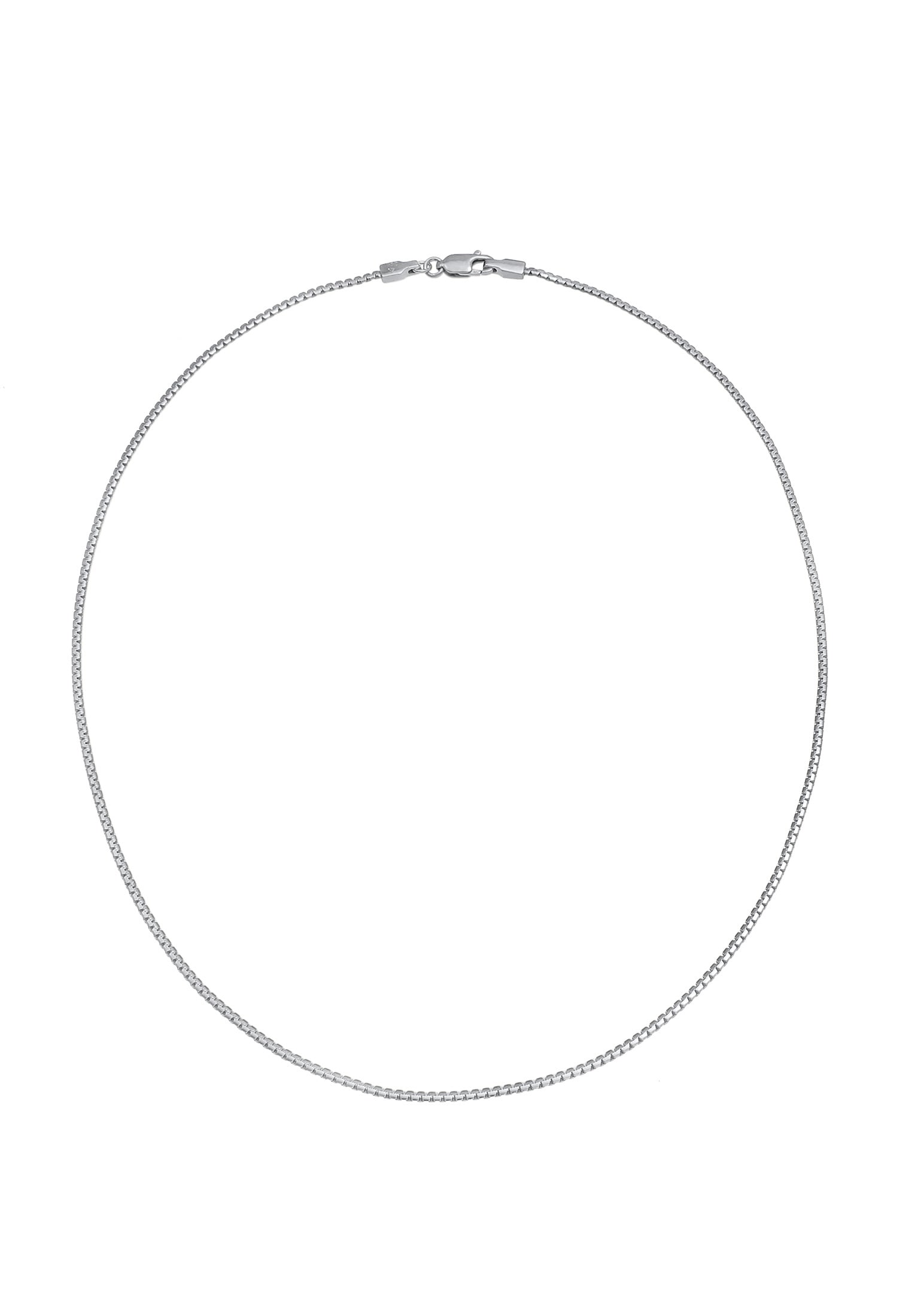 Elli Kette ohne Anhänger »Halskette Venezianer Basic Kette (1 mm) Karabiner 925 Silber«