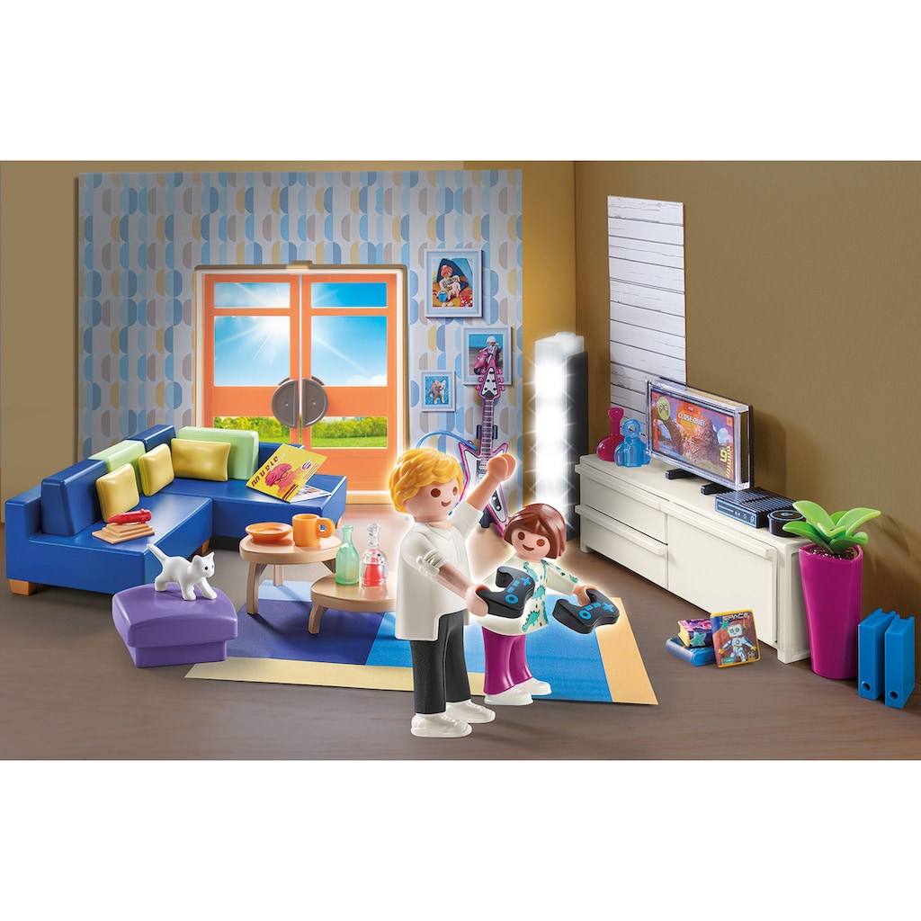 Playmobil® Konstruktions-Spielset »Wohnzimmer (70989), City Life«, (71 St.)