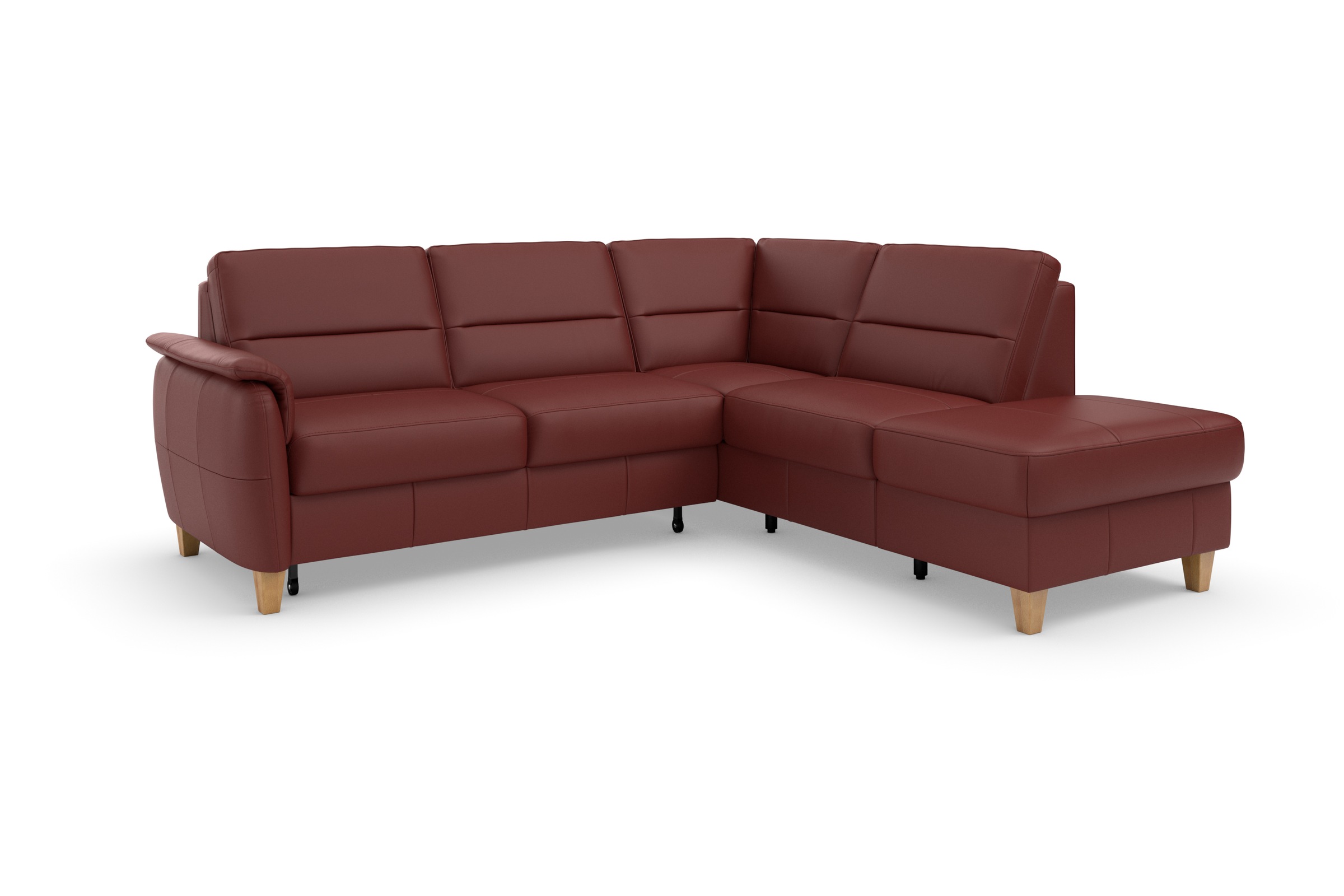 Home affaire Ecksofa »Palmera L-Form«, Federkern, wahlweise mit Bettfunktion und mit/ohne Stauraum