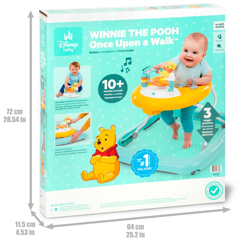 Bright Starts Lauflernhilfe »Winnie the Pooh Once Upon a Walk™ Lauflernhilfe« mit Licht und Sound