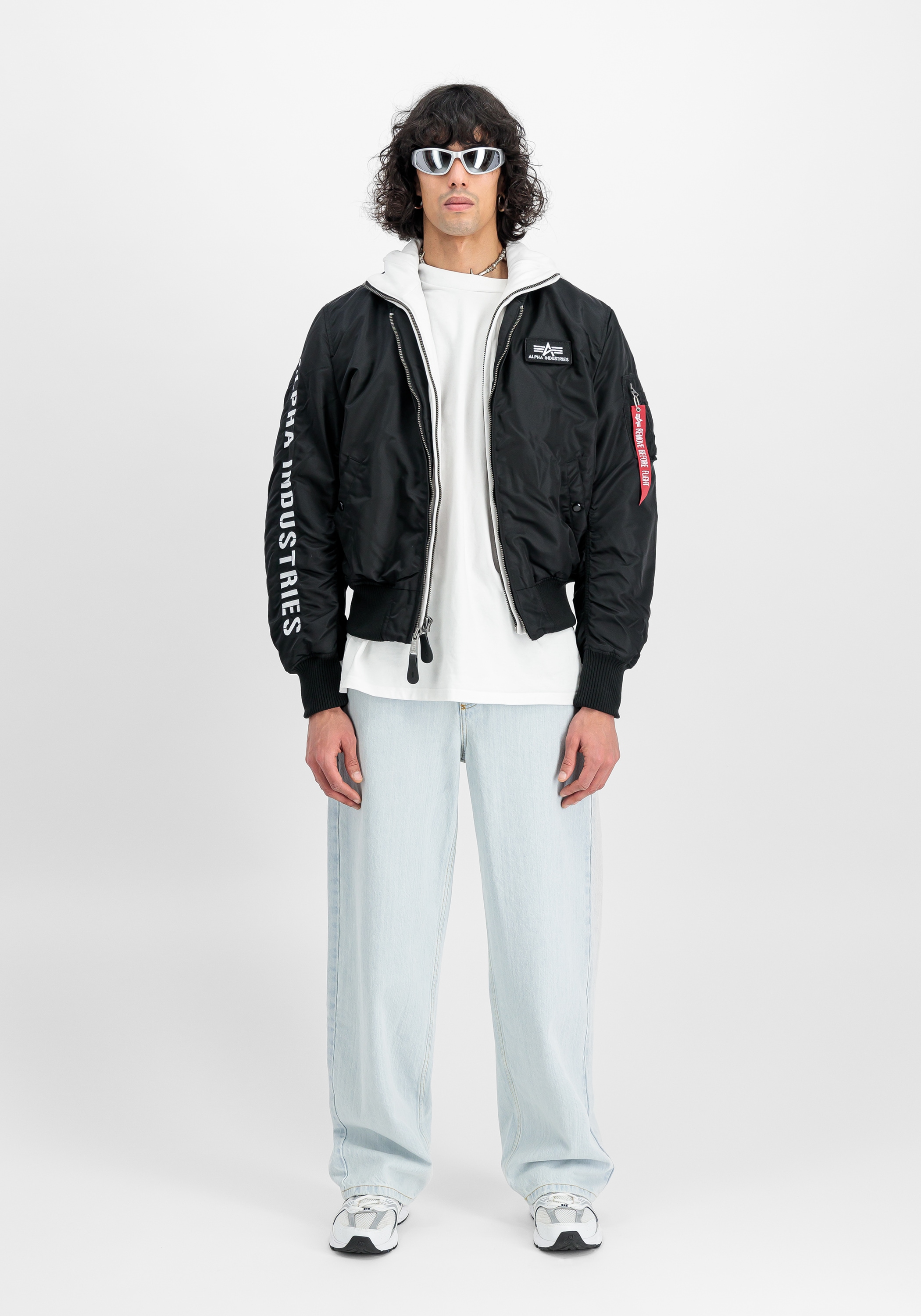 Alpha Industries Bomberjacke »MA-1 D-Tec Sleeve Embroidery«