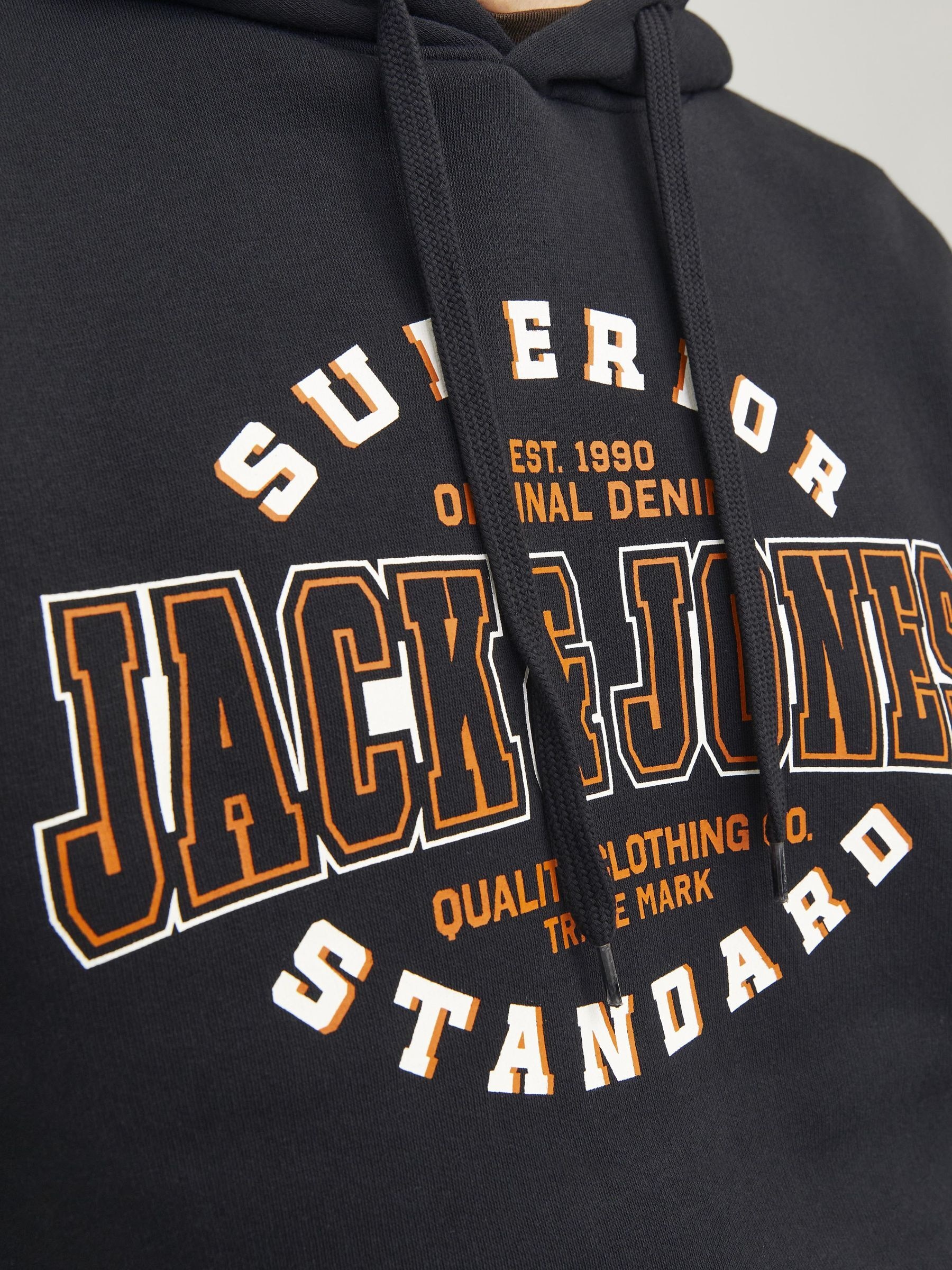 Jack & Jones Kapuzensweatshirt »JJELOGO SWEAT HOOD 2 COL 24/25 NOOS«, mit Logo Print