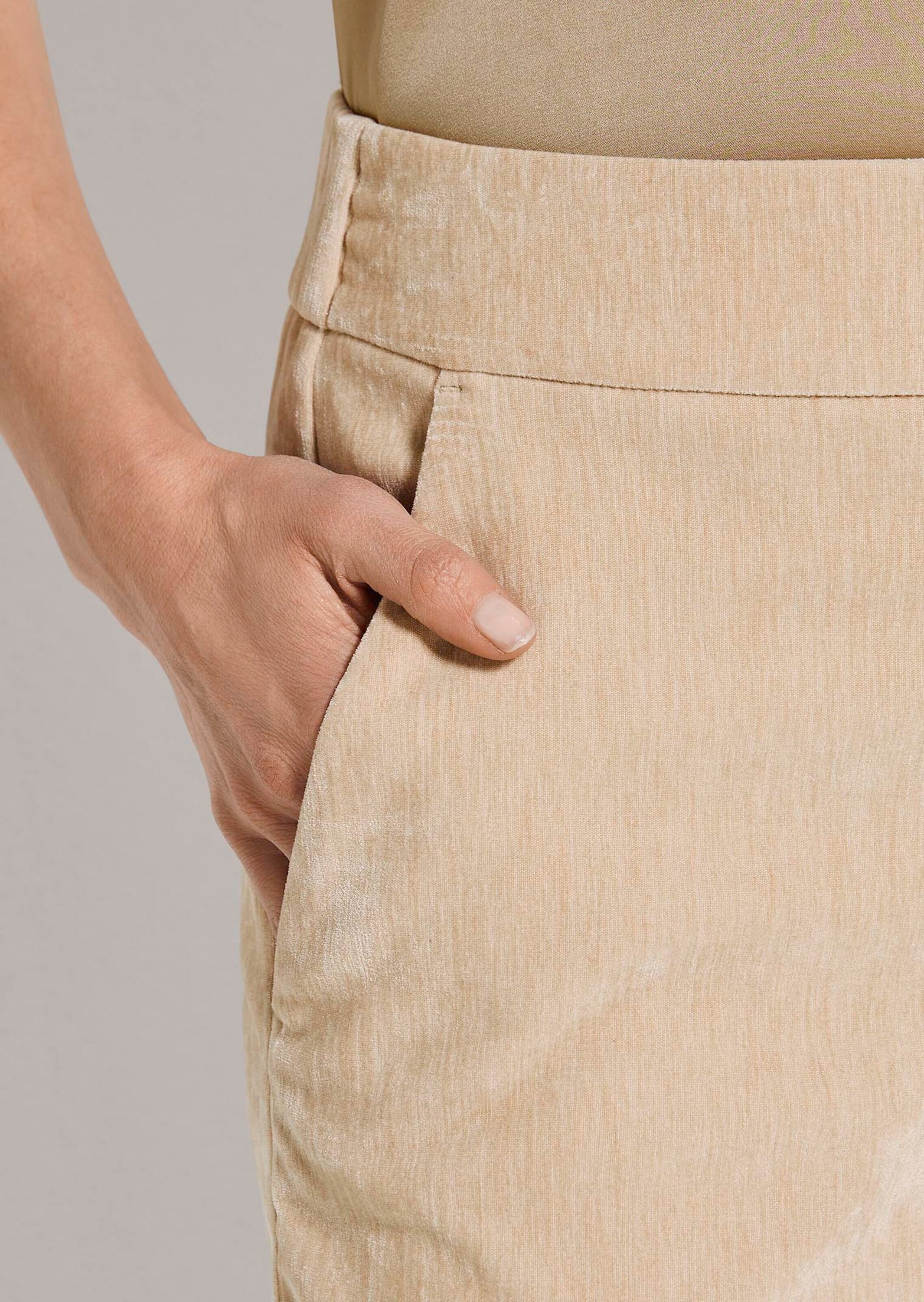 MADELEINE Schlupfhose »Hose Weite Samthose zum Schlüpfen«