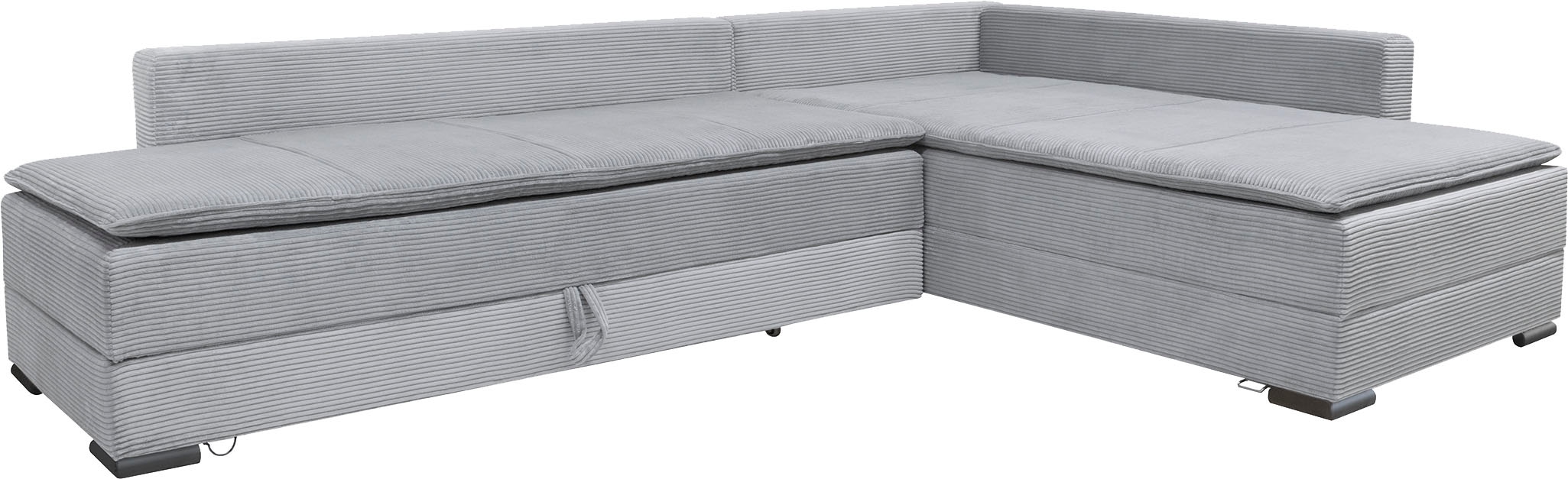 INOSIGN Ecksofa, inklusive Bettfunktion und Bettkasten
