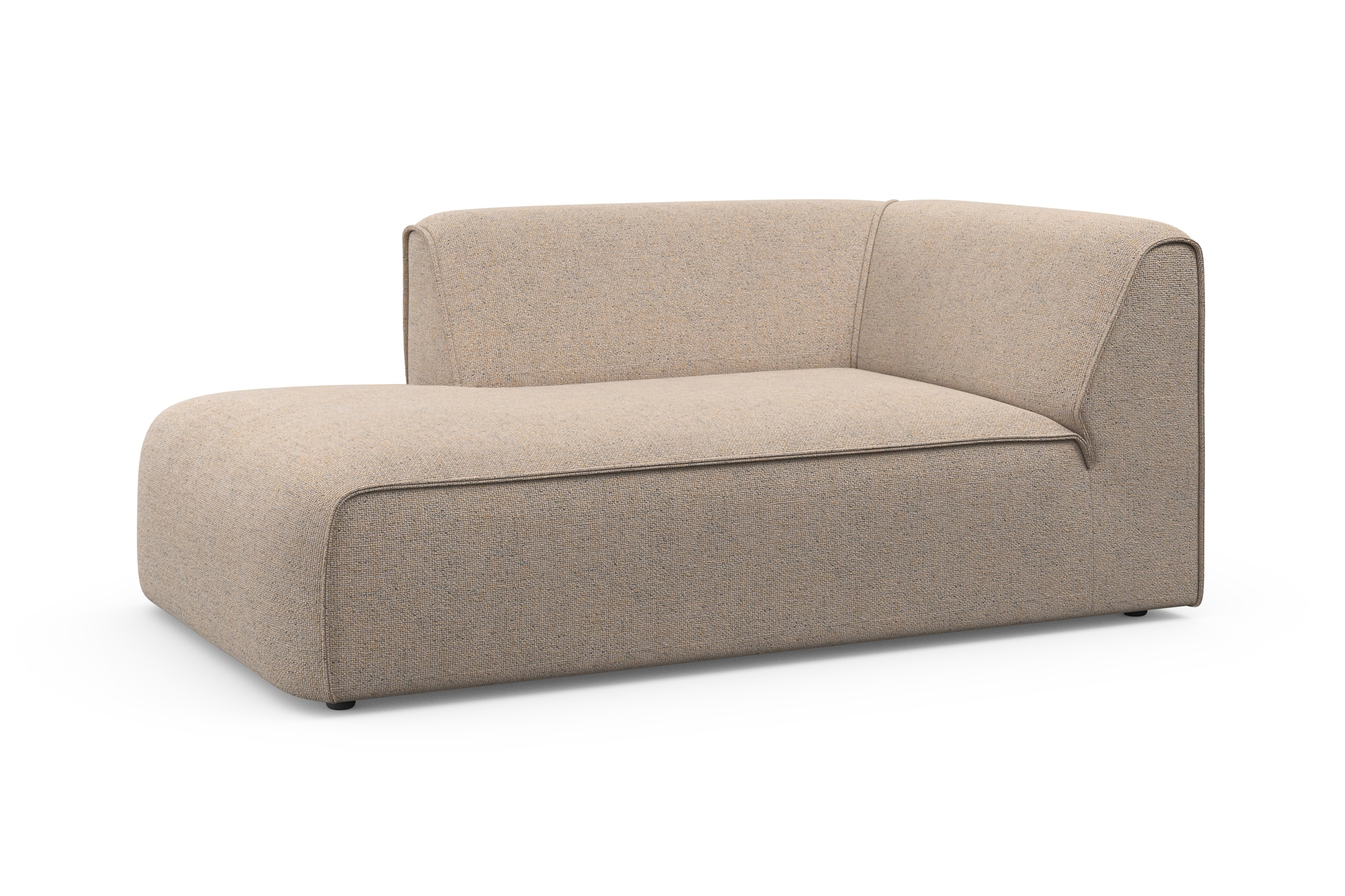 OTTO home Ottomane »Merid Chaiselongue, Maße B/T/H: 100/162/70 cm« als Modul oder separat verwendbar, für individuelle Zusammenstellung